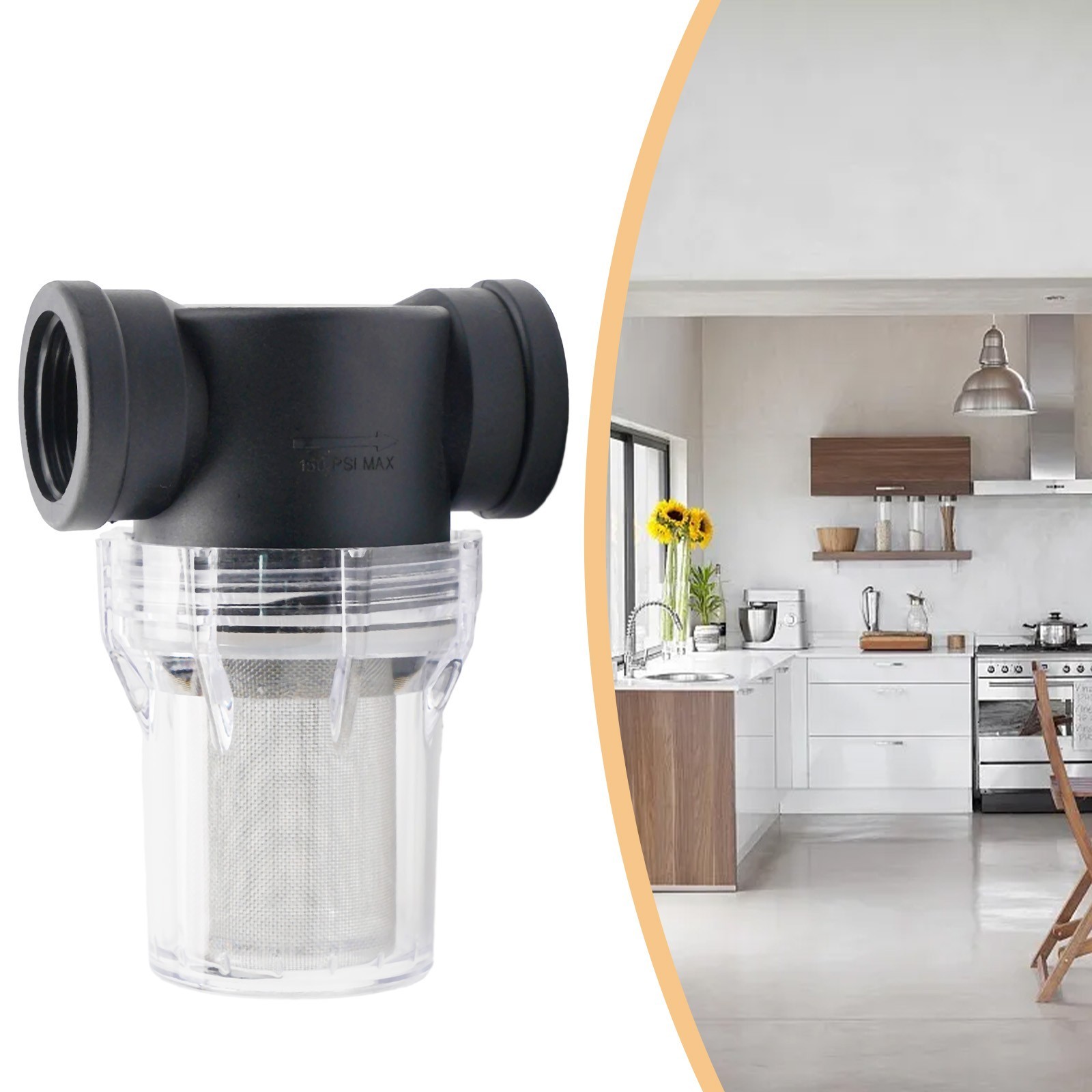 Watering Pipe Filter Filter Screen Water Pipe Filter 1/2» 3/4» 1»