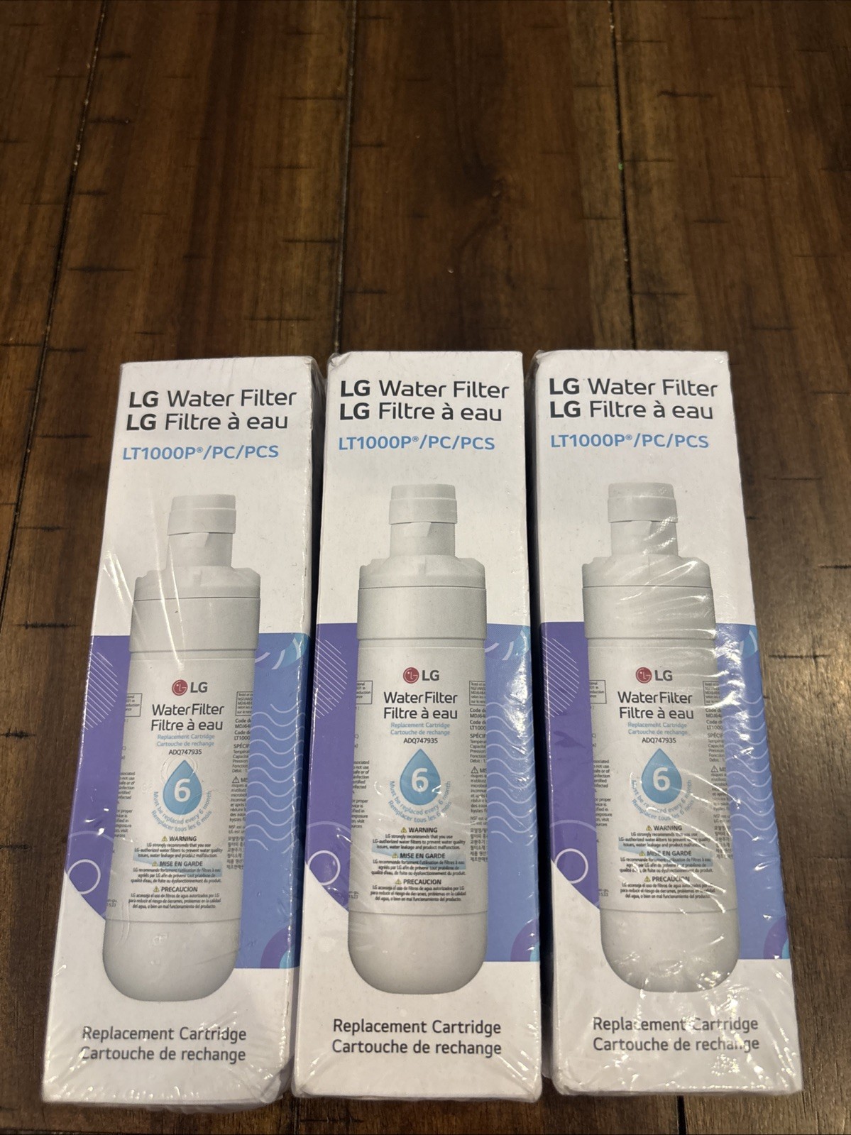 3 — LG LT1000P Replacement Refrigerator Water Filter Genuine NEW