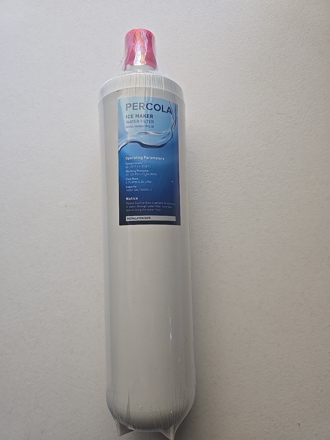 Pack Percola Ice Maker Water Filter Model #PCL-32