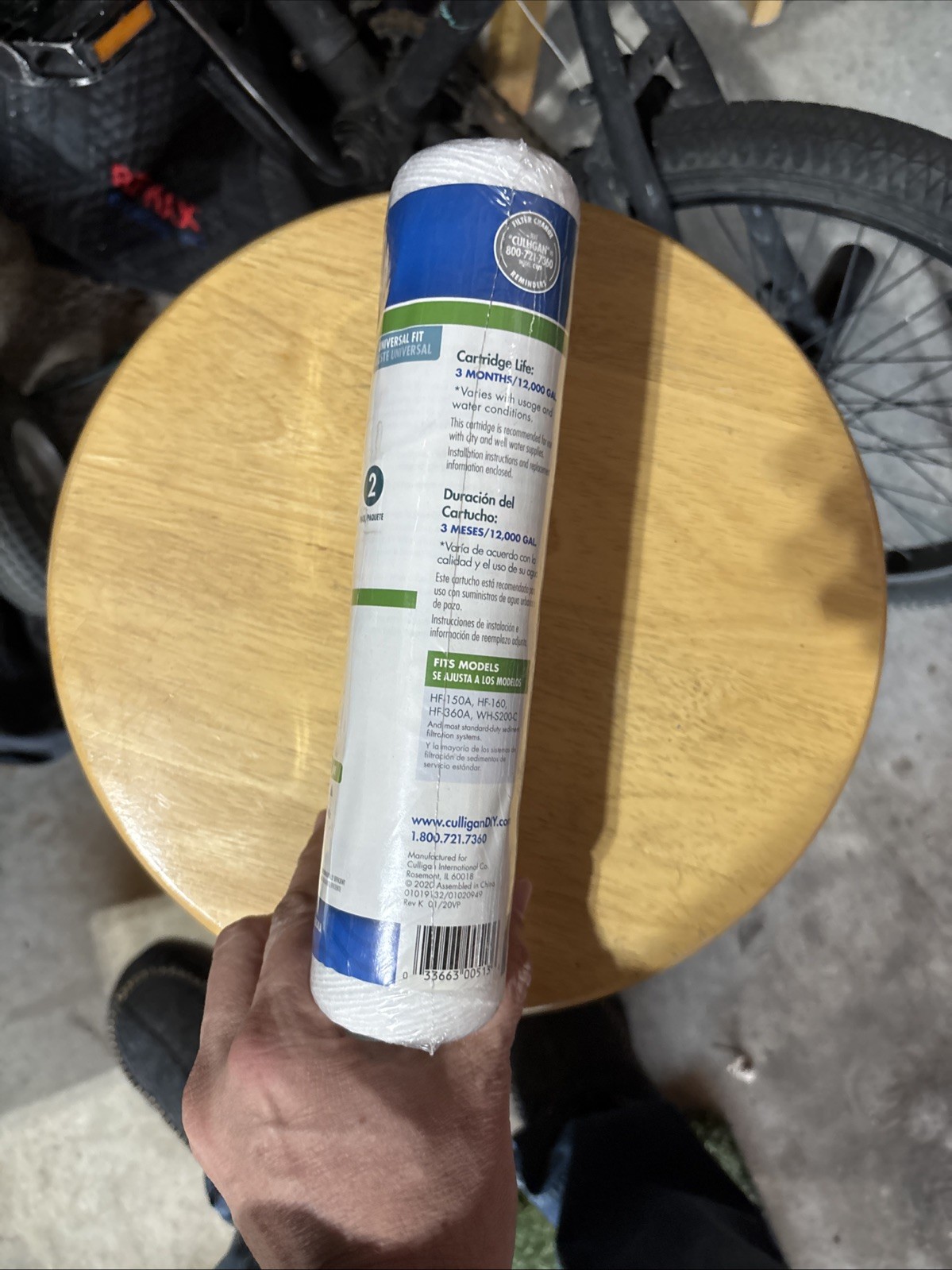 Mulligan Whole House Water Filter Replacement Cartridges 2pack New Universal Fit