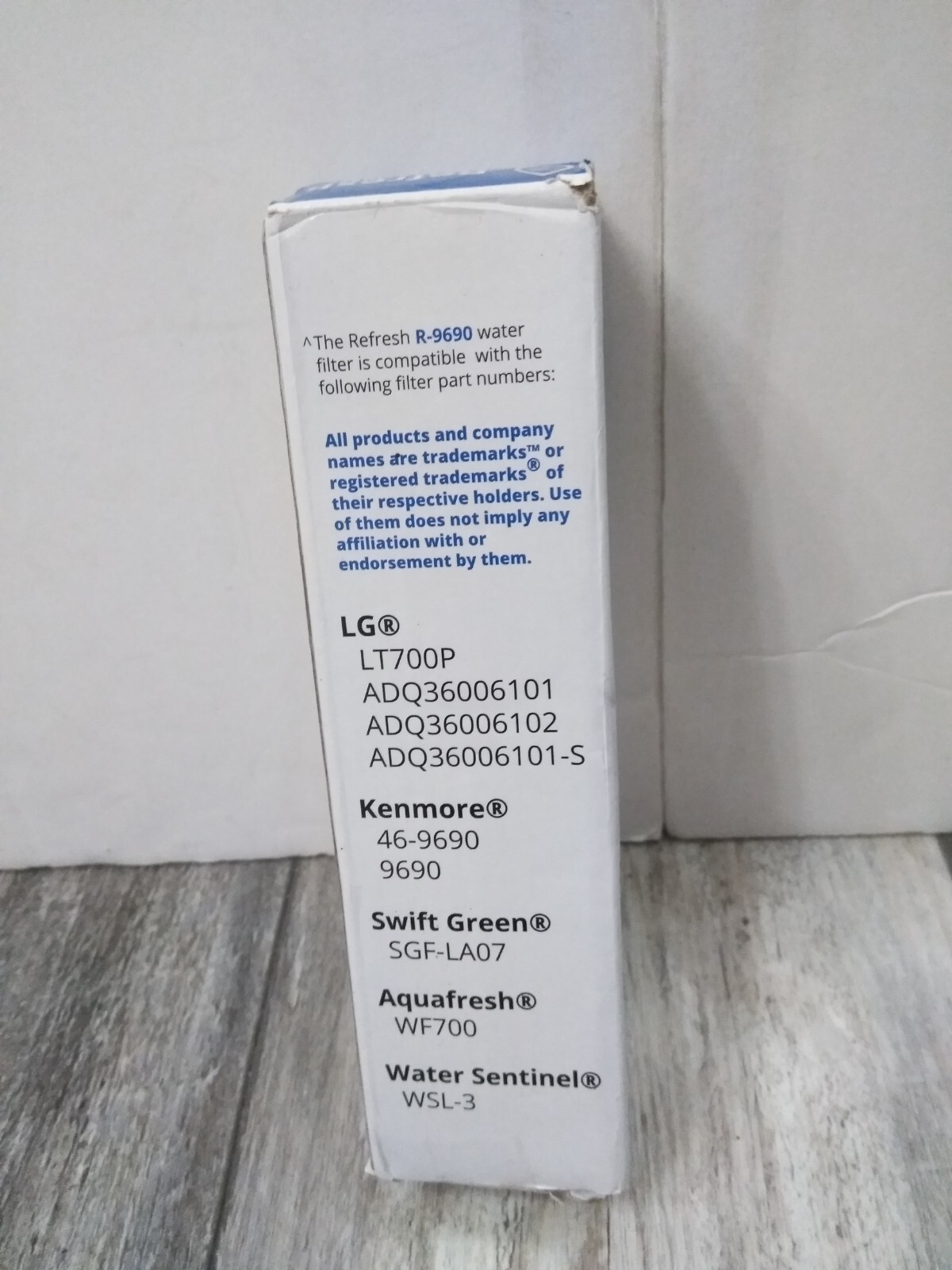 Refresh LG LT600P R-9990 Replacement Water Filter For LG & Kenmore Refrigerators