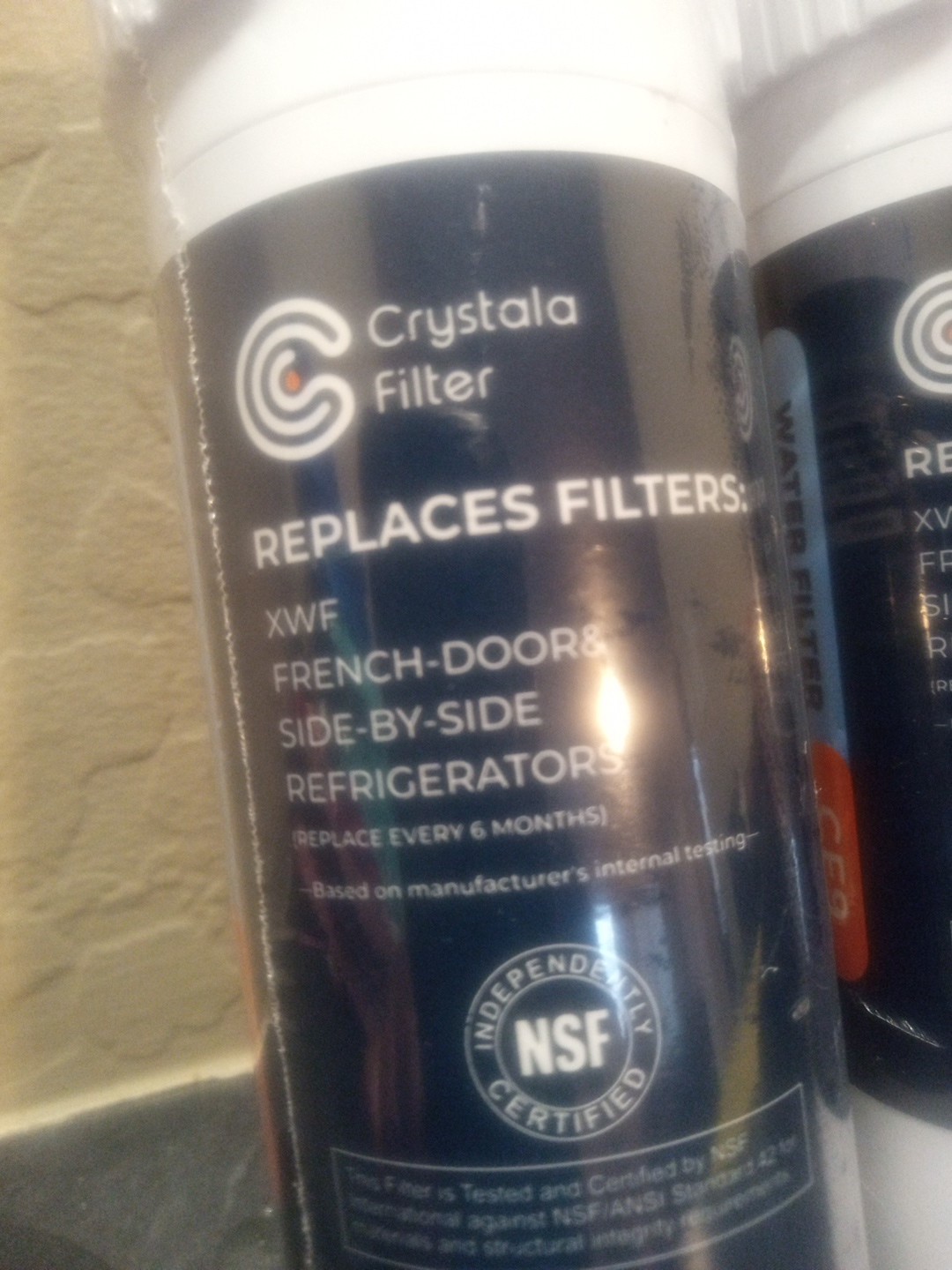 Crystala Filter Replacement Filters Xwf French Door Side By Side…