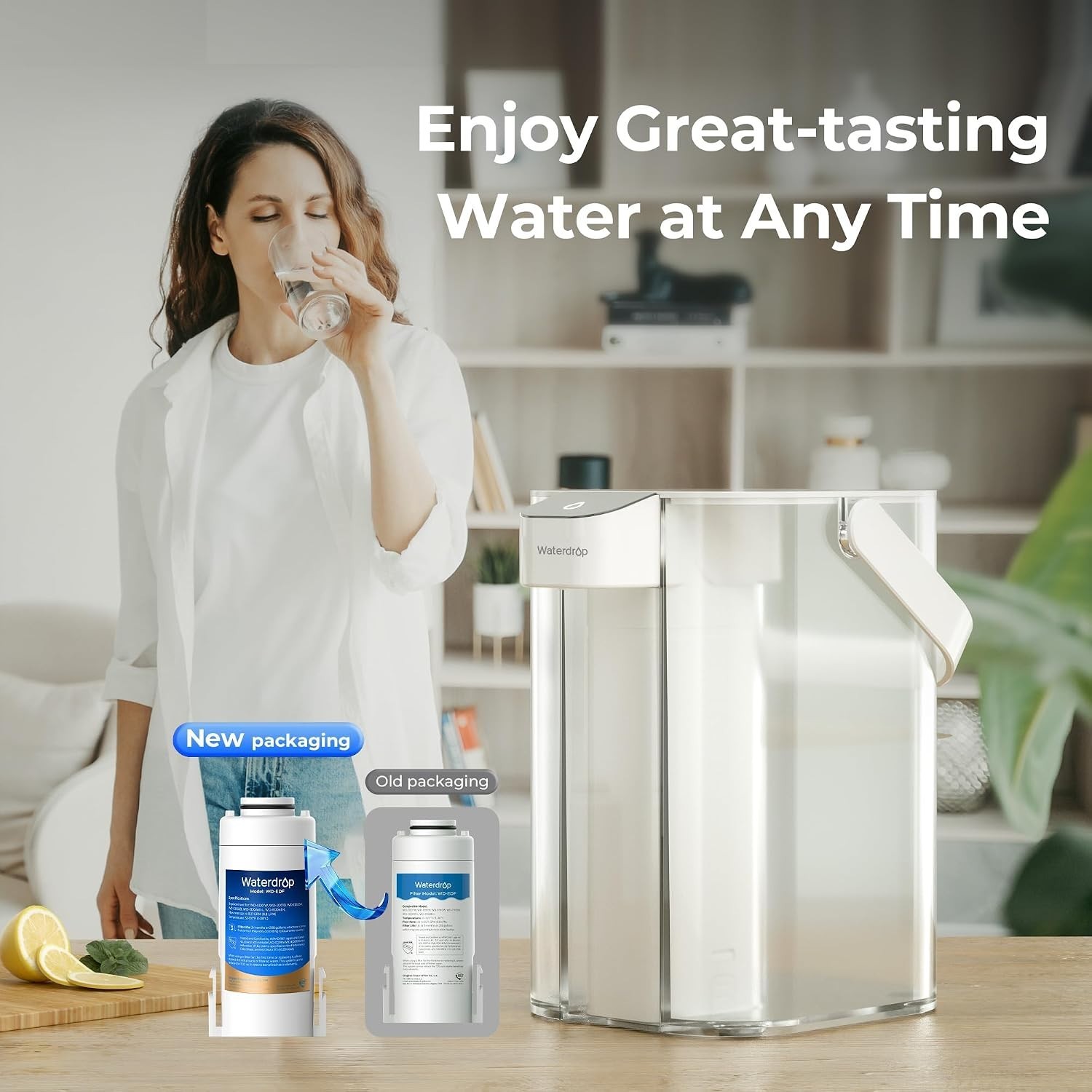 Simple Tool-Free Replacement Water Filter for Electric Pitchers | NSF Certified