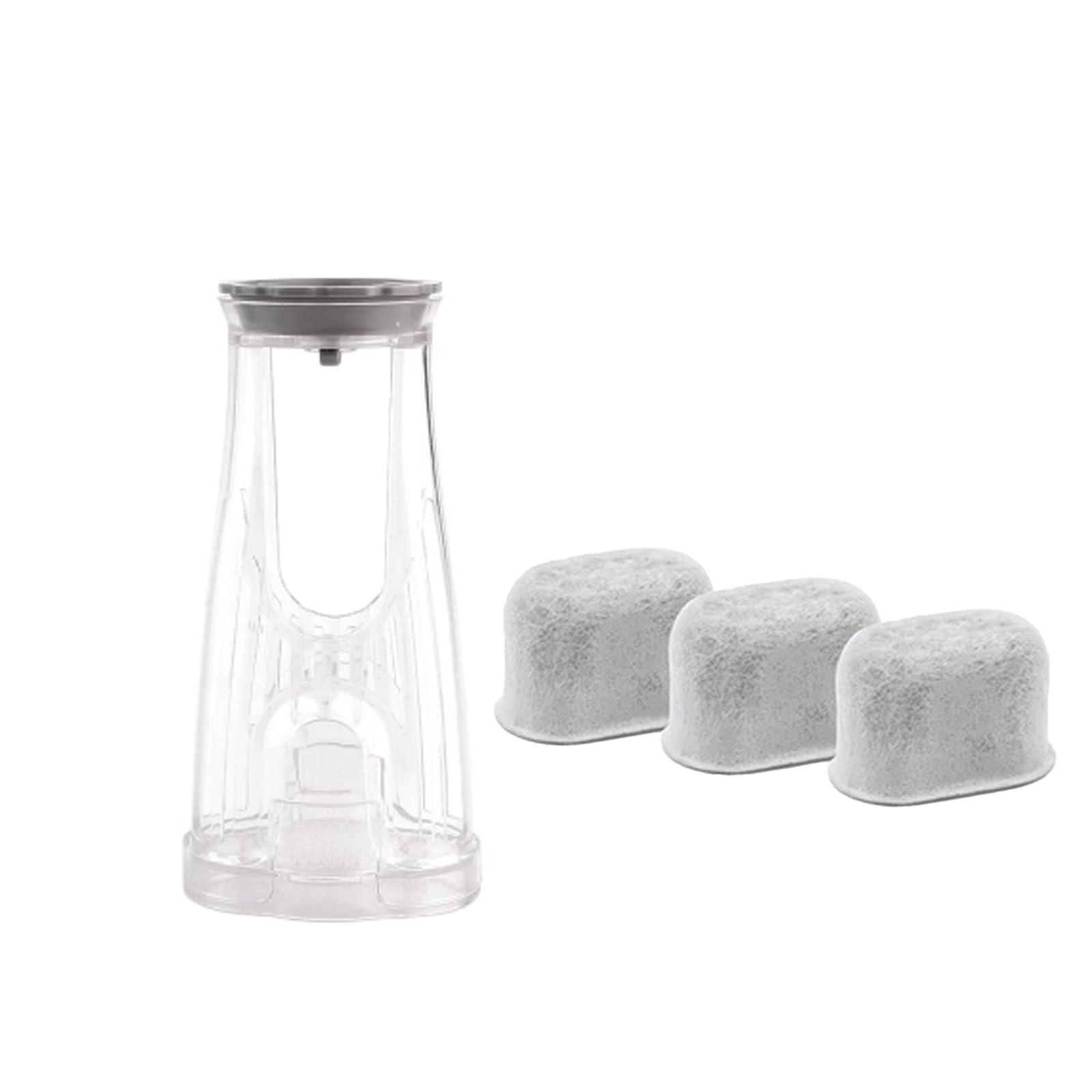 Replacement short handle water filter starter 1.7inX4.7inX2.3in, Transparent