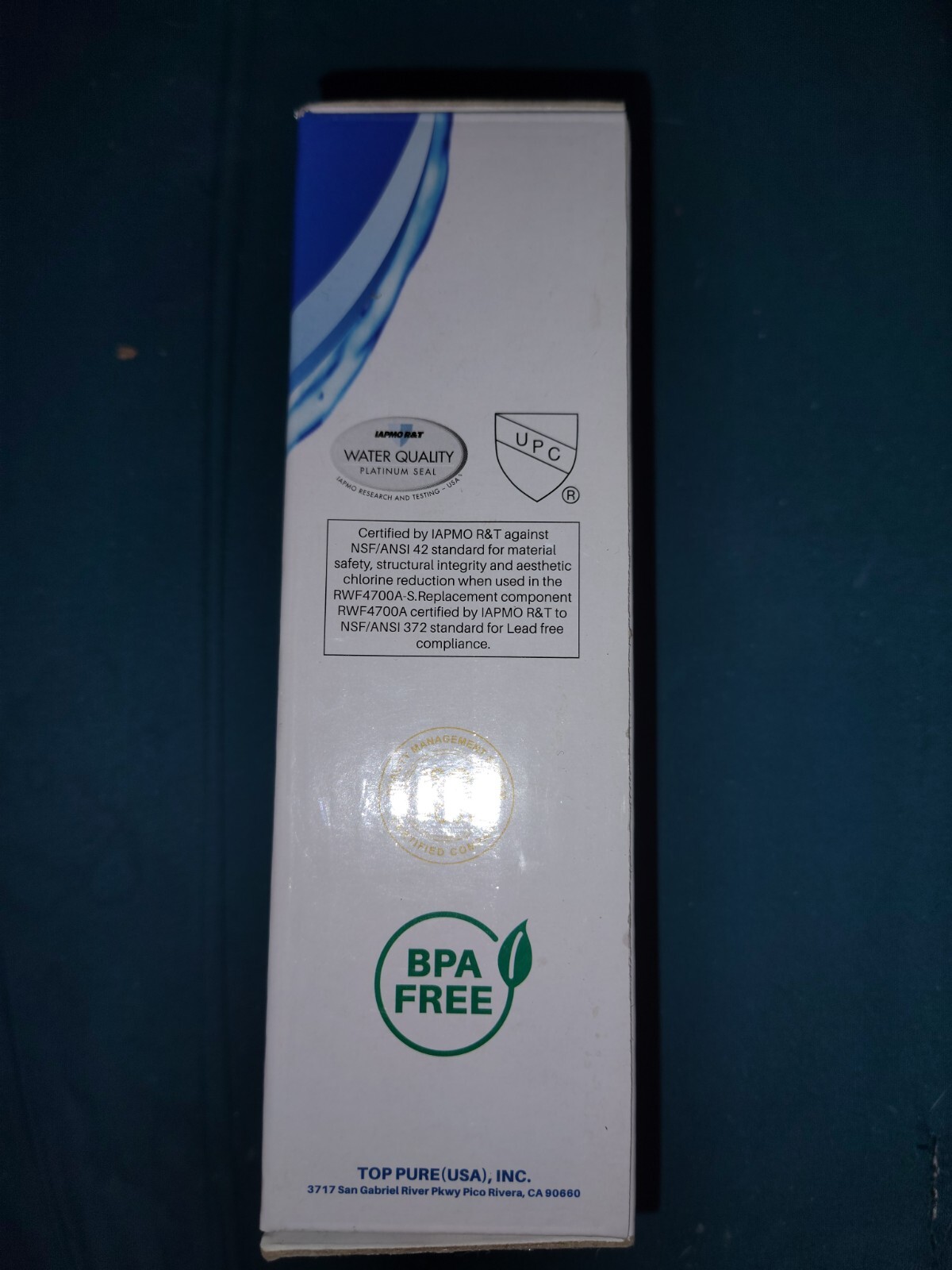 ICE PURE Replacement Water Filter RWF4700A 2 PK.