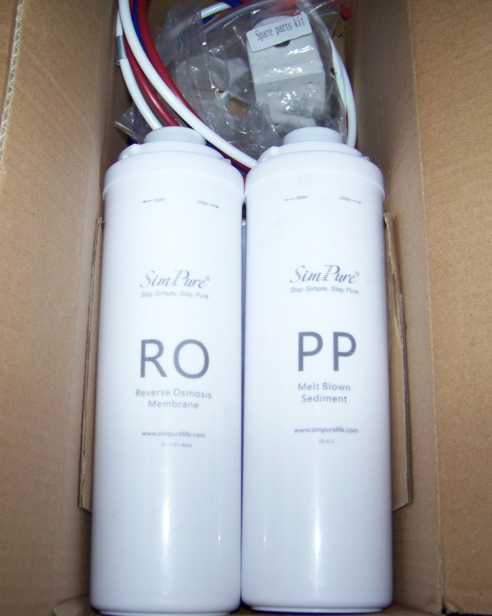 SimPure 8 Stage 400GPD Undersink Tankless RO System w/Remineralization T1-400ALK