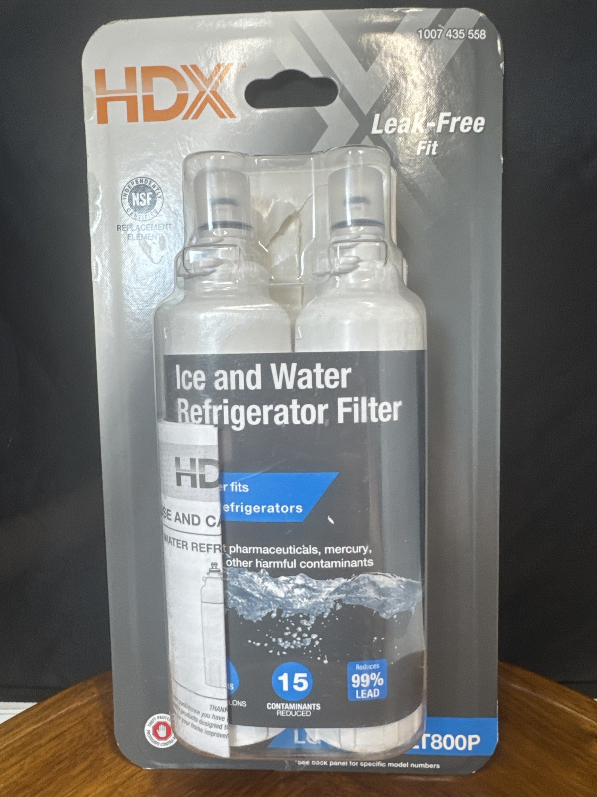 (2-Pk) HDX Refrigerator Water Filter Replacement For LG LT800P FML-4