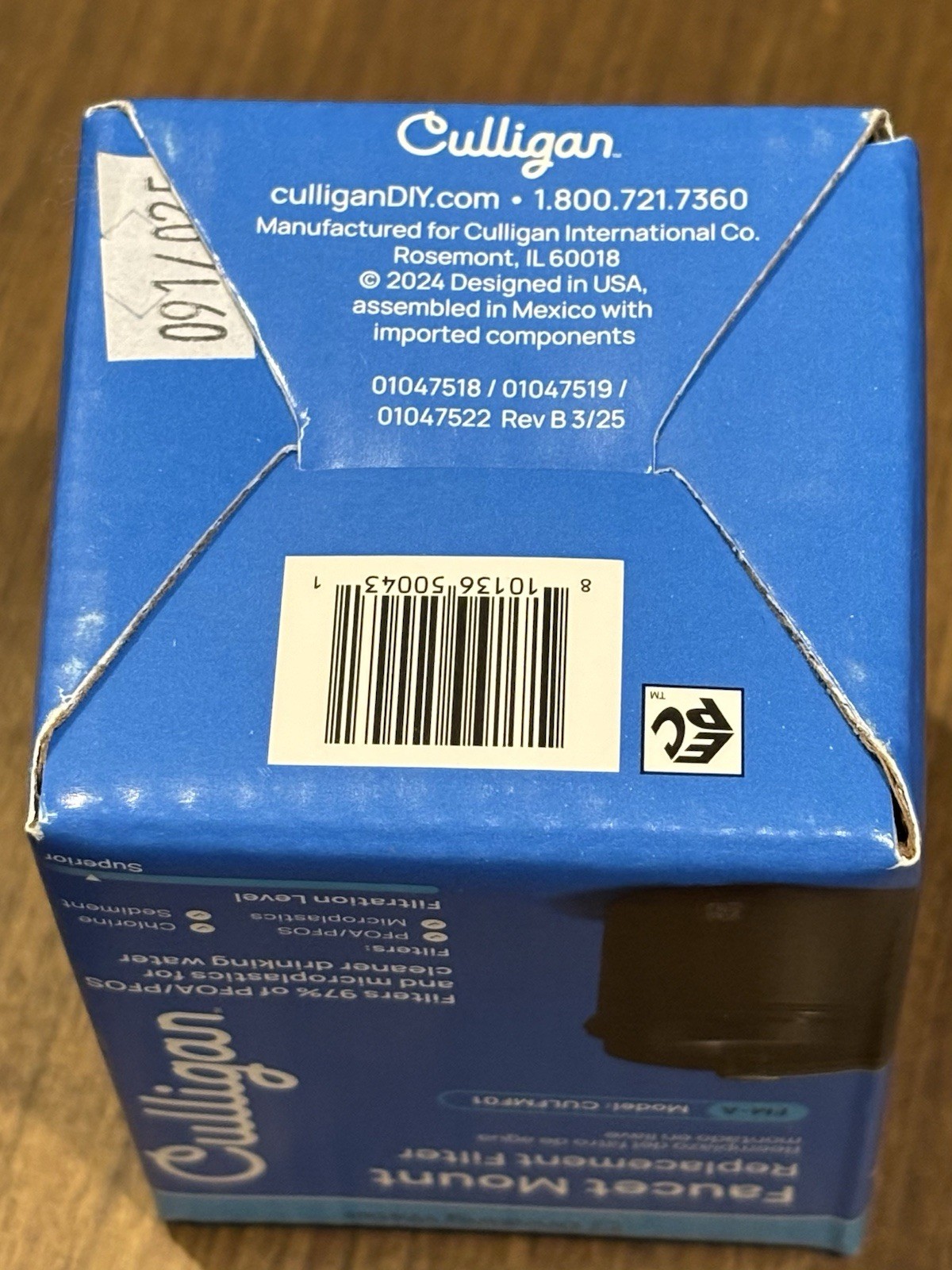 Culligan Faucet Mount Replacement Filter. Model CULFMF01. Filtration: Superior
