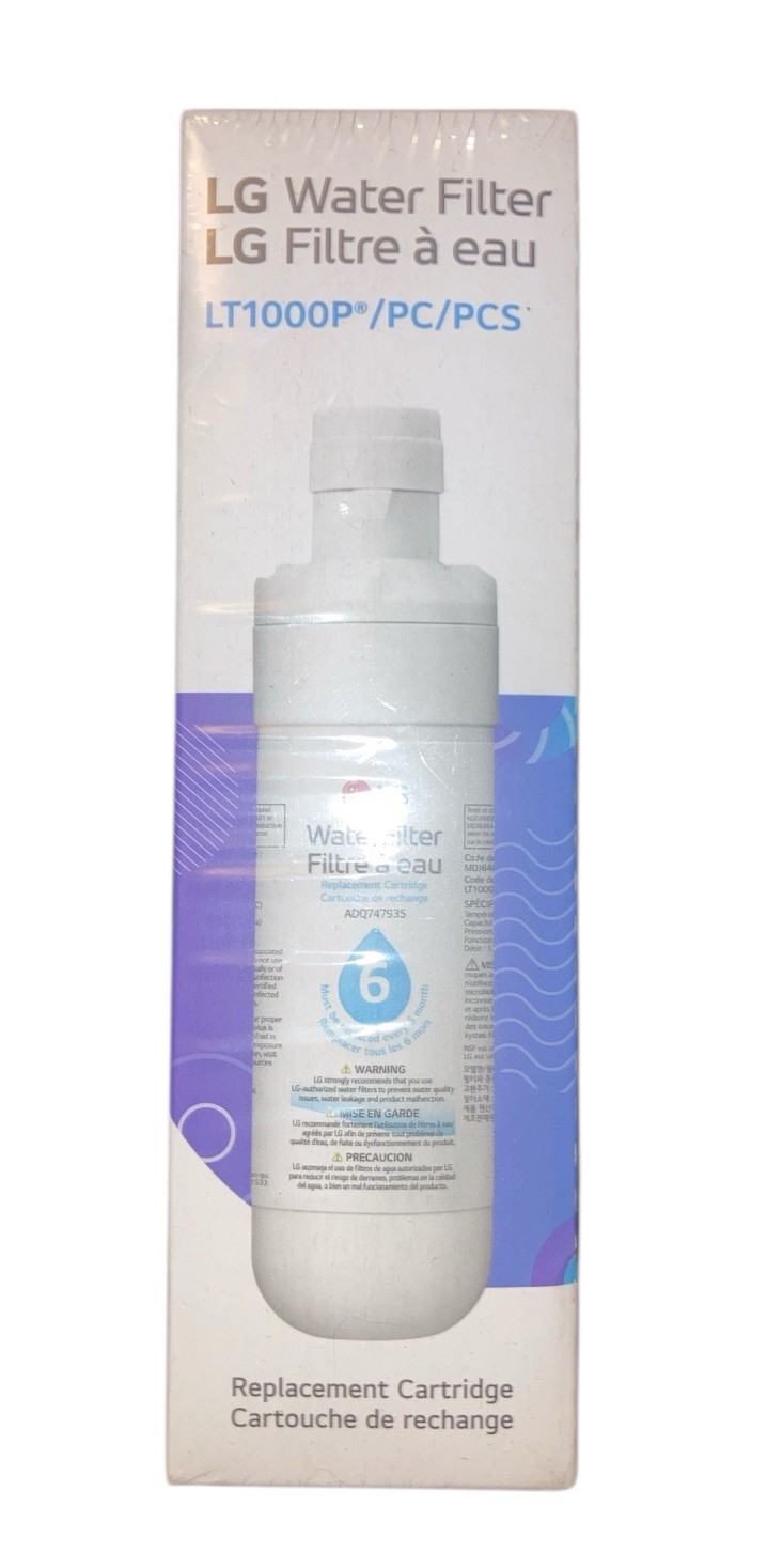 Genuine LG Water Filter Replacement Cartridge LT1000P/PC/PCS – New and Sealed!