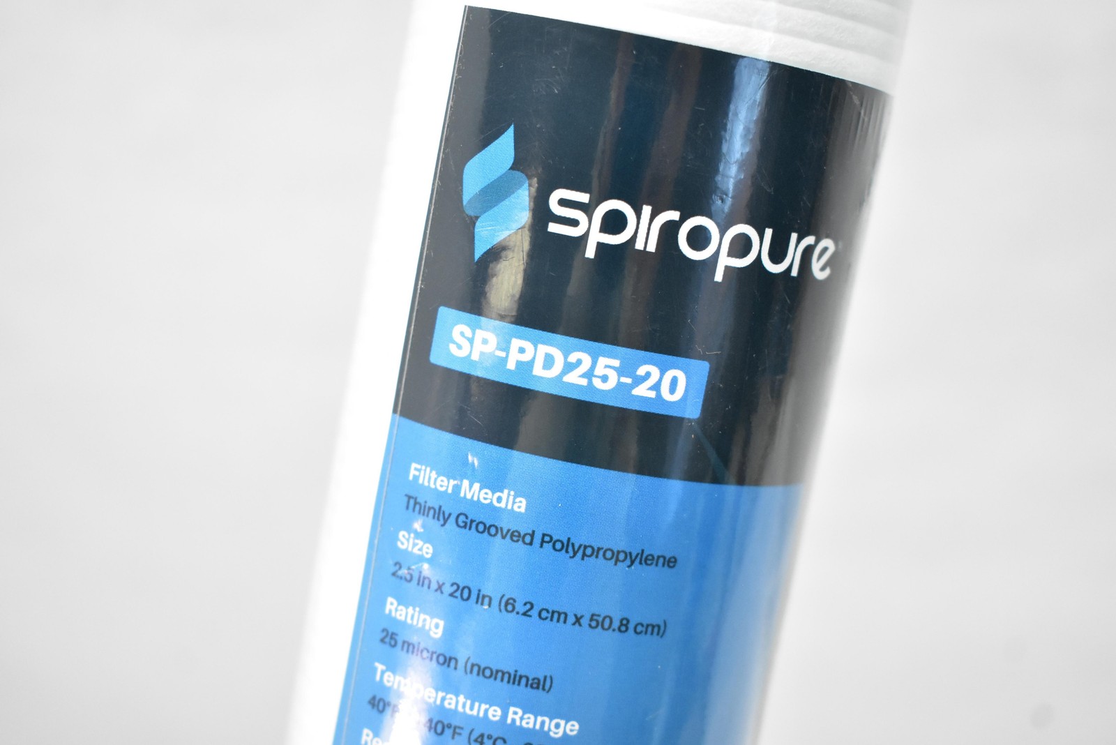 SpiroPure Aqua Optima Evolve Water Filter Cartridge White SP-PD25-20 25 Micron