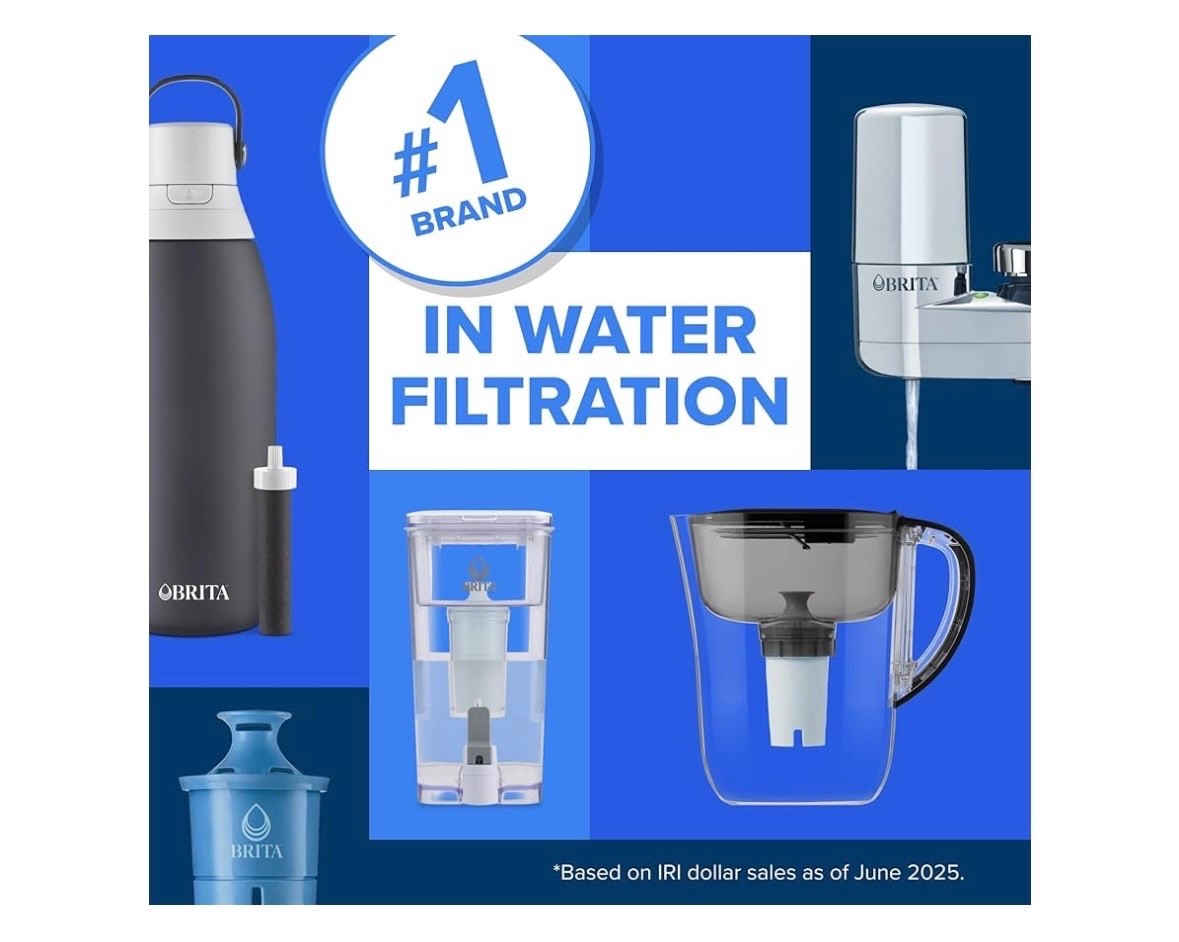 2 PACK Brita Elite Replacement Water Filters Pitcher Dispenser Sealed Blue OB06