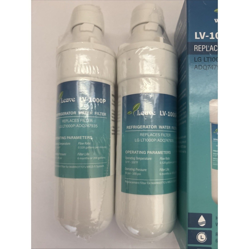 LOT of 5 Leave Water Filter Replacments LV-1000P LG LT1000P ADQ747935 Premium