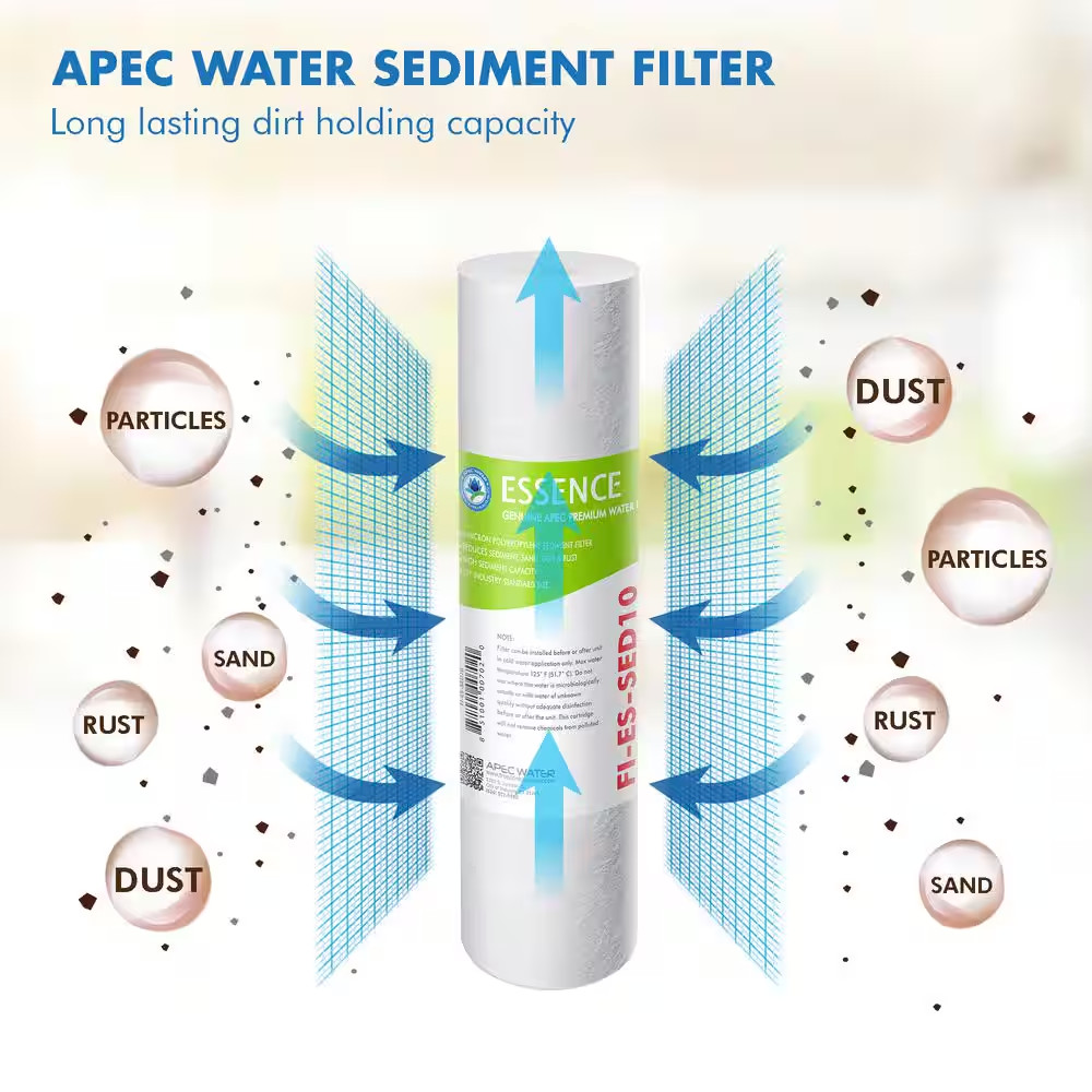 Essence 10 In. Standard Capacity 3-Stage Replacement Pre-Filter Set