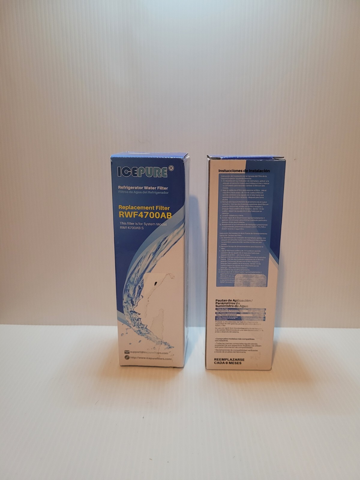 ICEPURE RWF4700AB Refrigerator Air and Water Filter – White (1)