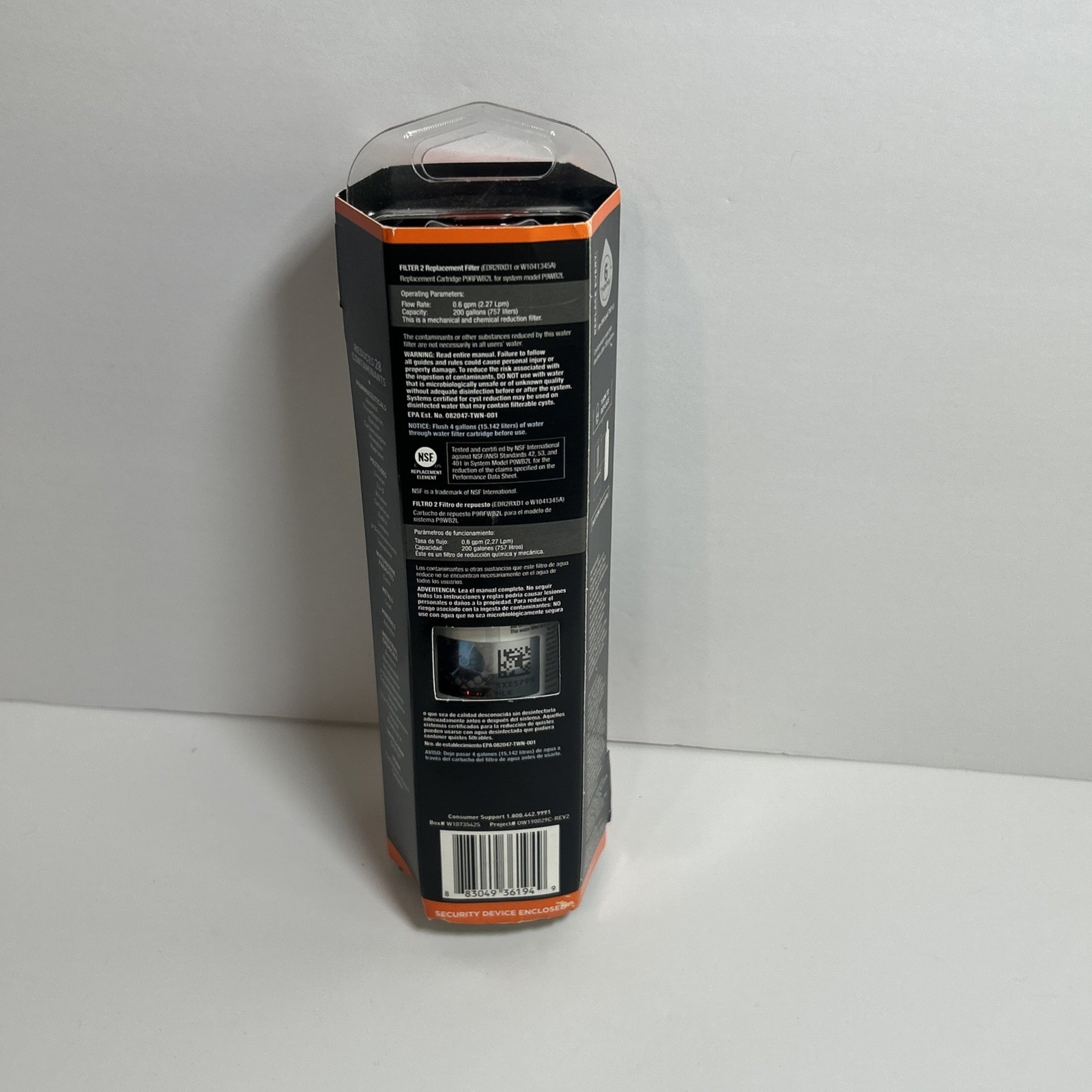 EveryDrop #2 Ice & Water Refrigerator Filter ΕDR2RXD1 New In Box (g3)