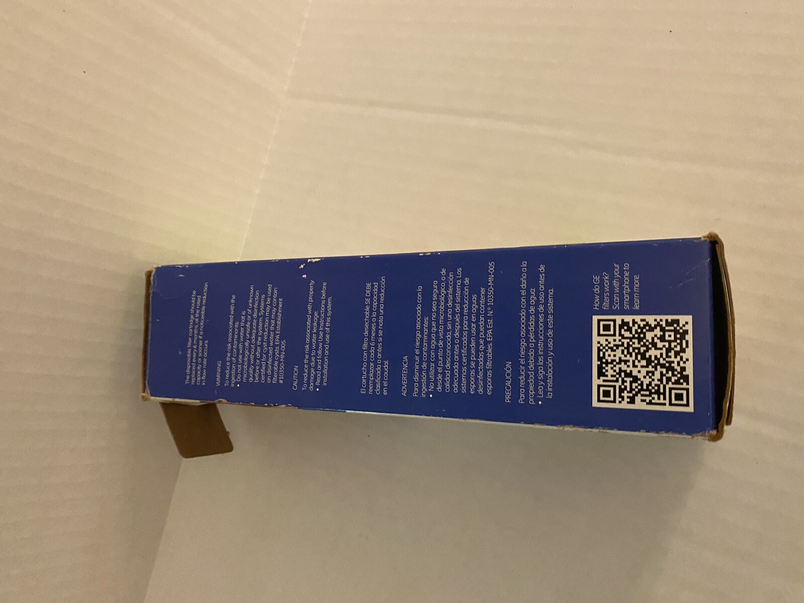 GE SmartWater Refrigerator Filter MSWF Replacement Cartridge ~