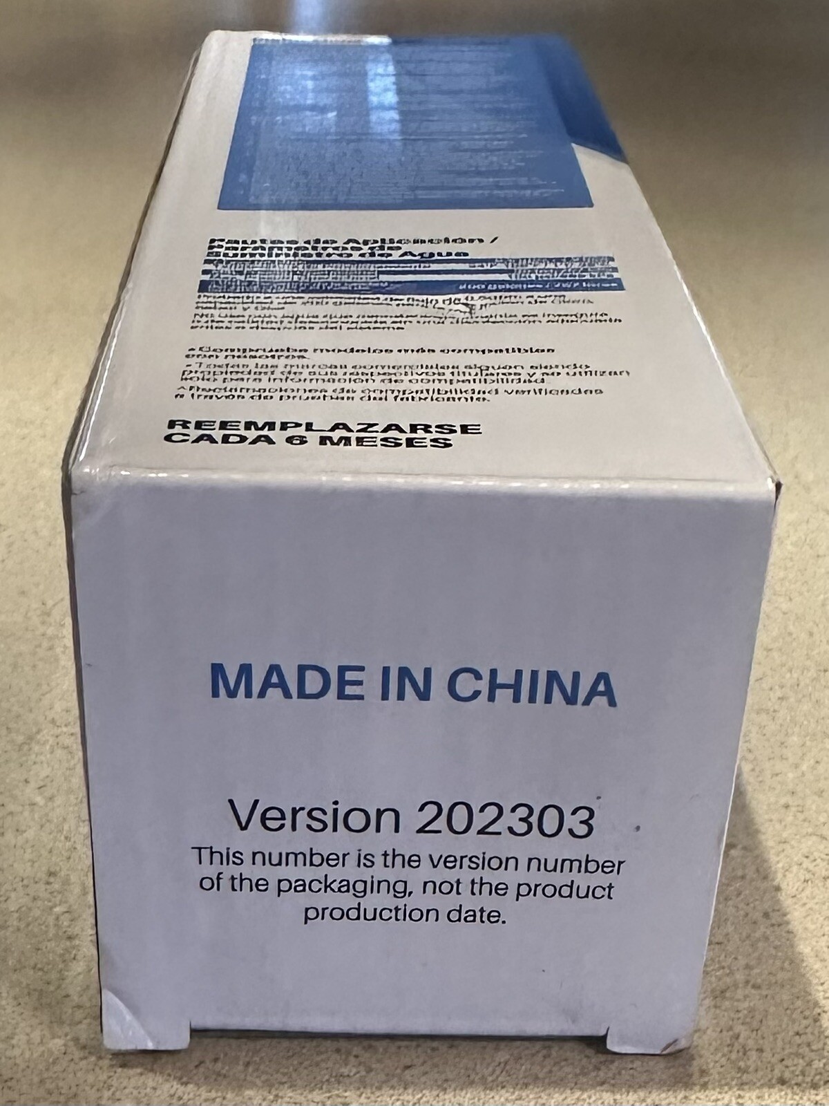 Refrigerator Water Filter, ICEPURE RWF4700AC, New, Replacement, Canister