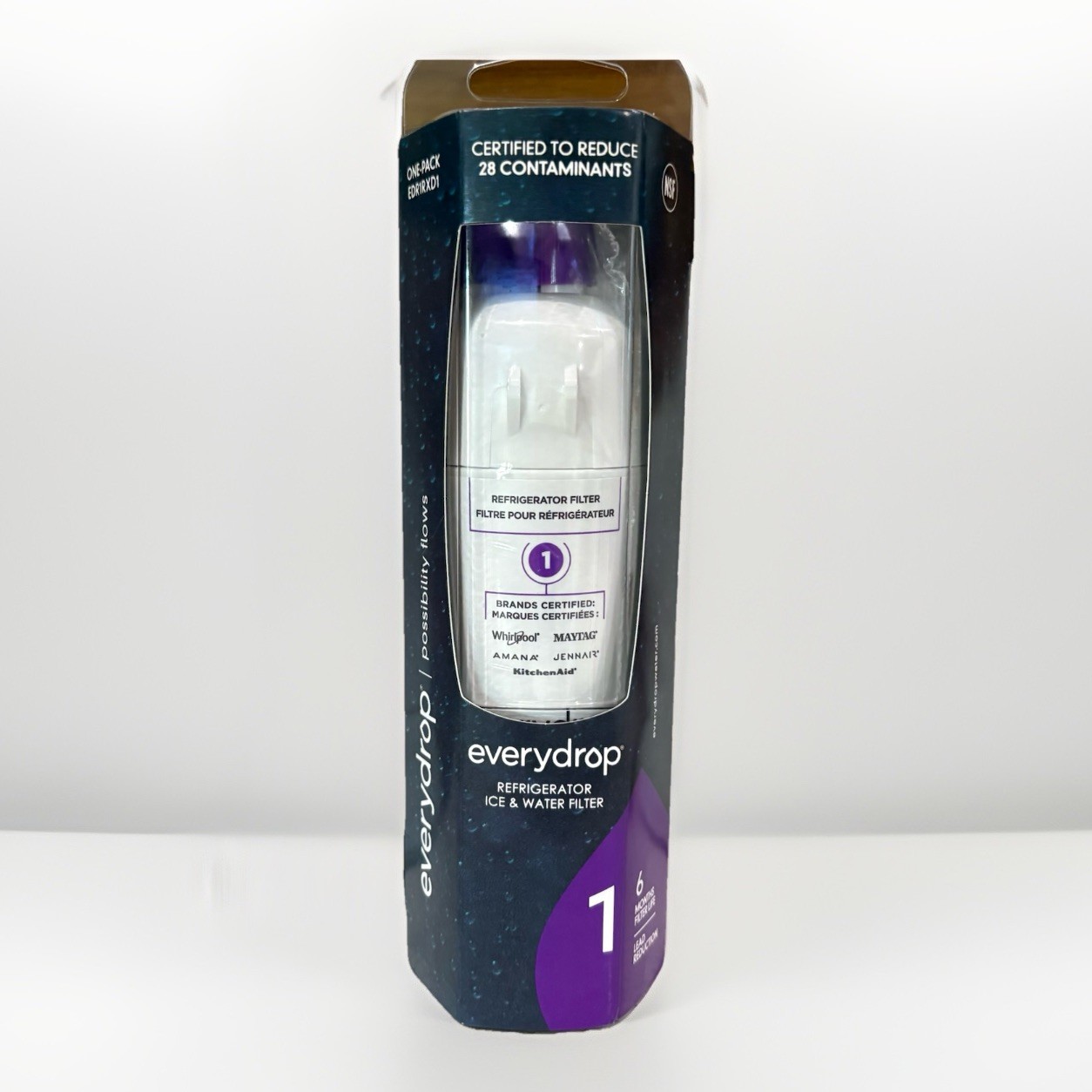 EveryDrop #1 Refrigerator Ice and Water Filter ΕDR1RXD1 New SEALED