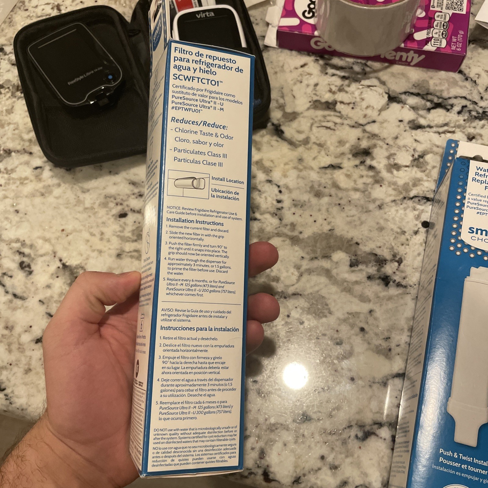 Smart Choice SCWFTCTO1 Replacement for Eptwfu01 Refrigerator Water Filter 3 Pack