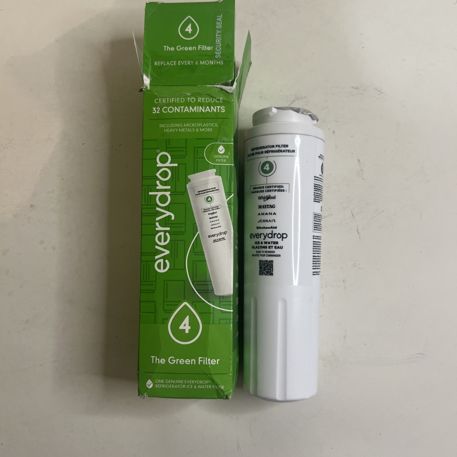 EveryDrop Water Filter 4 – EDR4RXD1 Ice and Water Refrigerator