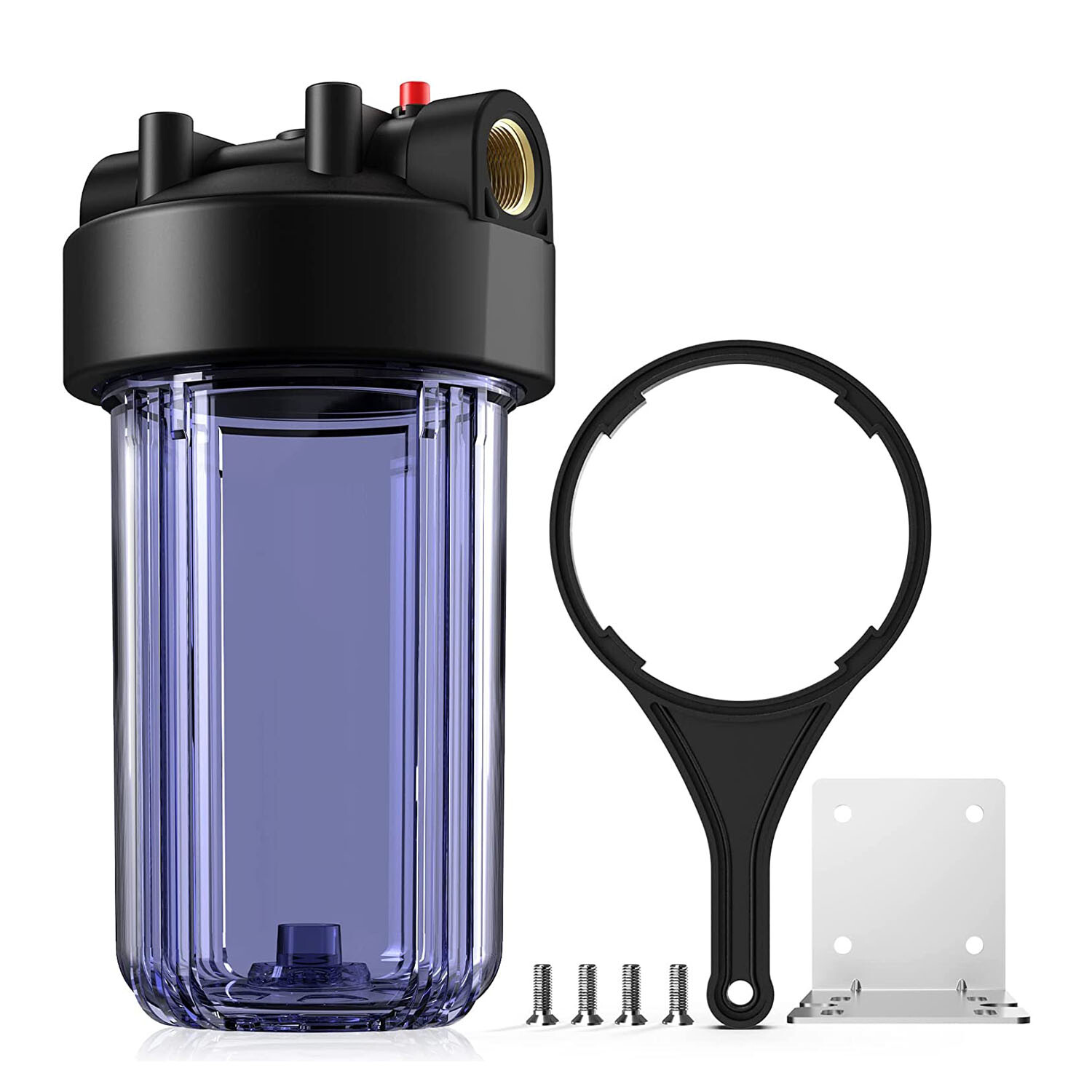 10 Inch Clear Whole House Water Filter Housing System 10″ x4.5″ Sediment Filters