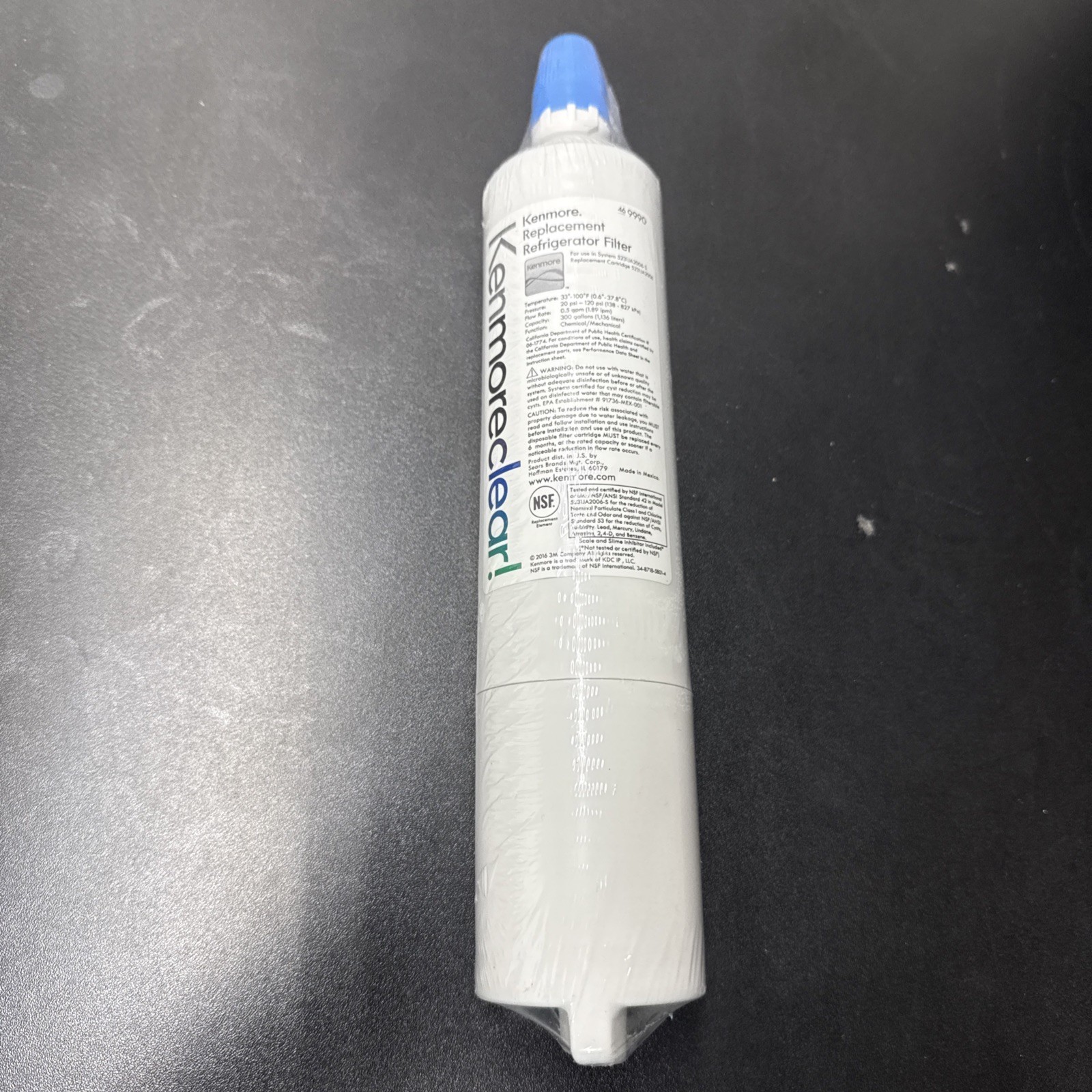 1 PACK Kenmore 9990 46-9990 Replacement Refrigerator Water Filter