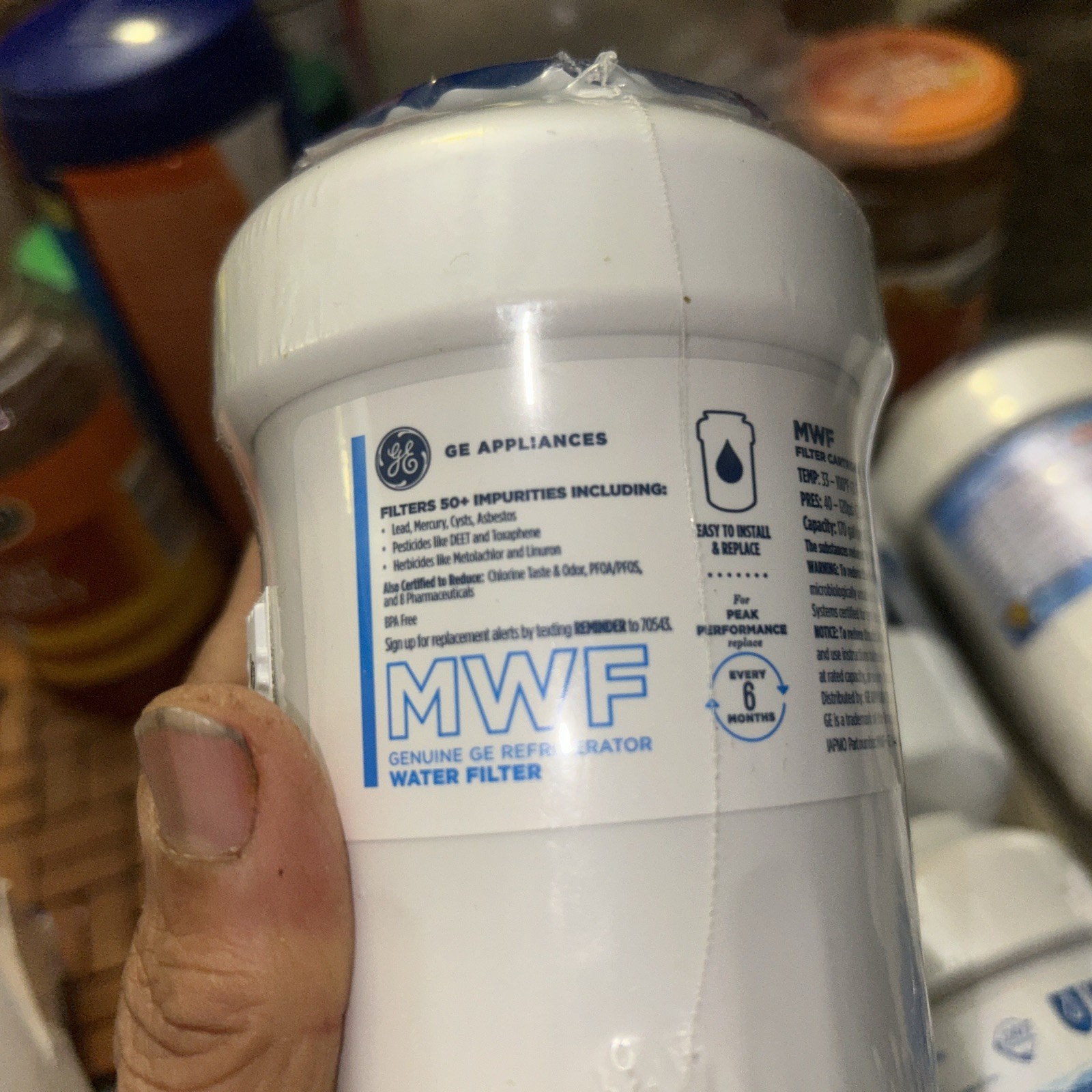ICEPURE Replacement For GE MWF SmartWater MWFP GWF Fridge Water Filter