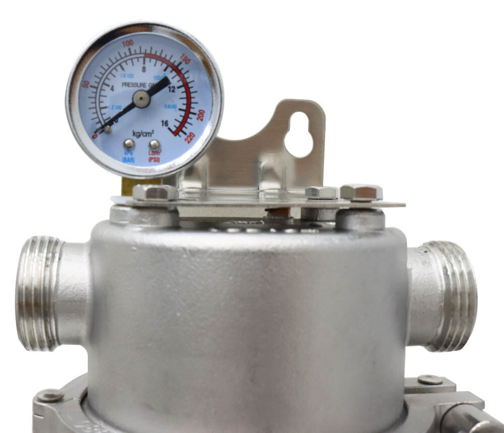 Stainless Steel High Flow Front Filter 1in Inlet Whole House Water Purification