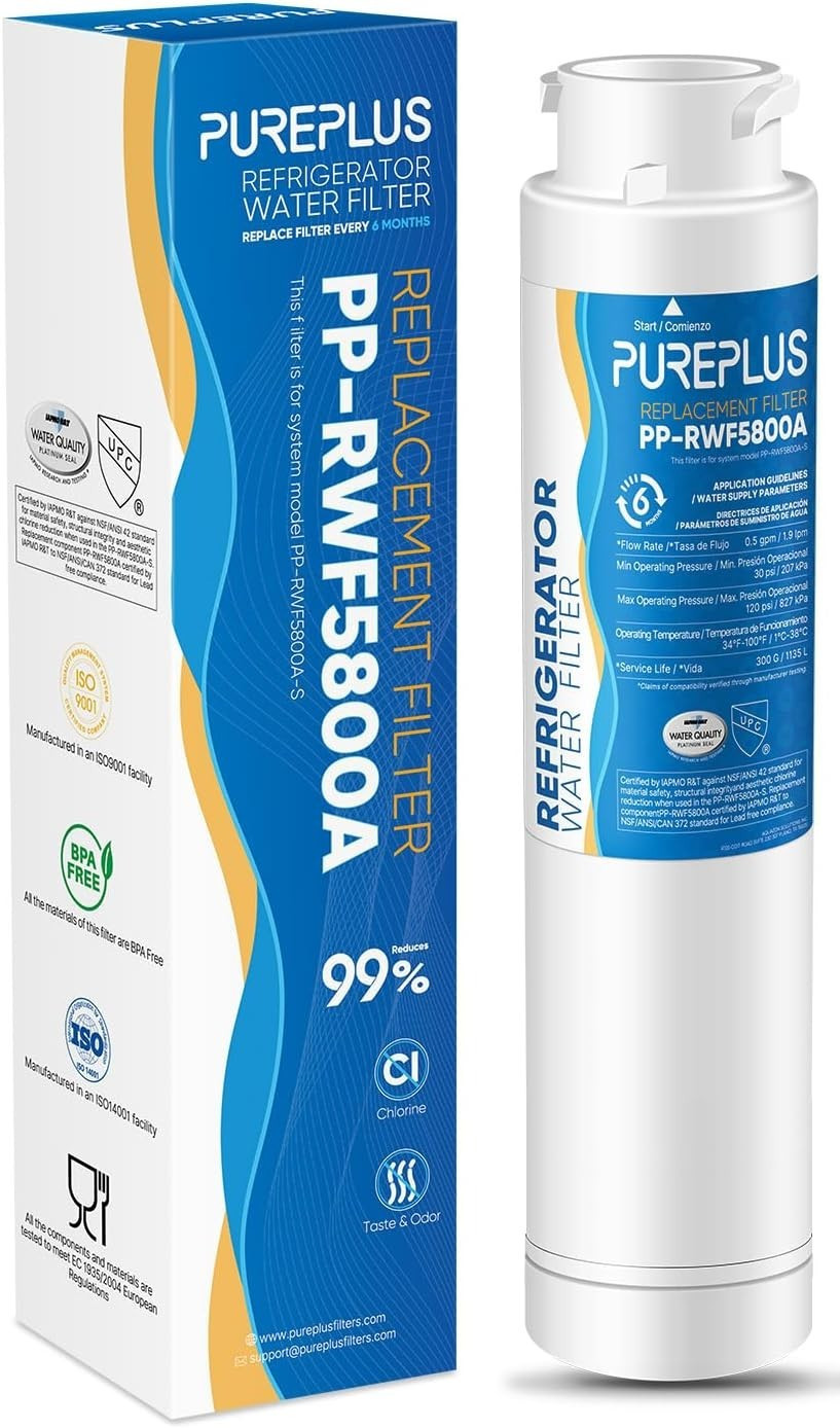 PUREPLUS PP-RWF5800A Refrigerator Water Filter Compatible with Frigidaire -1PACK