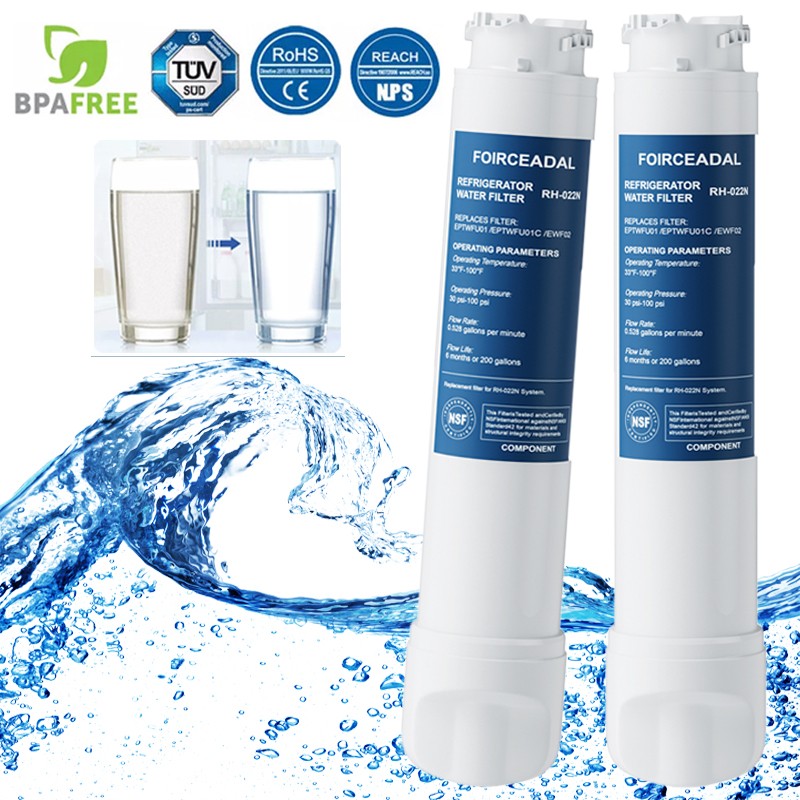 2Pack Fits for Frigidaire EPTWFU01 EPTWFU01C EWF02 Refrigerator Water Filter