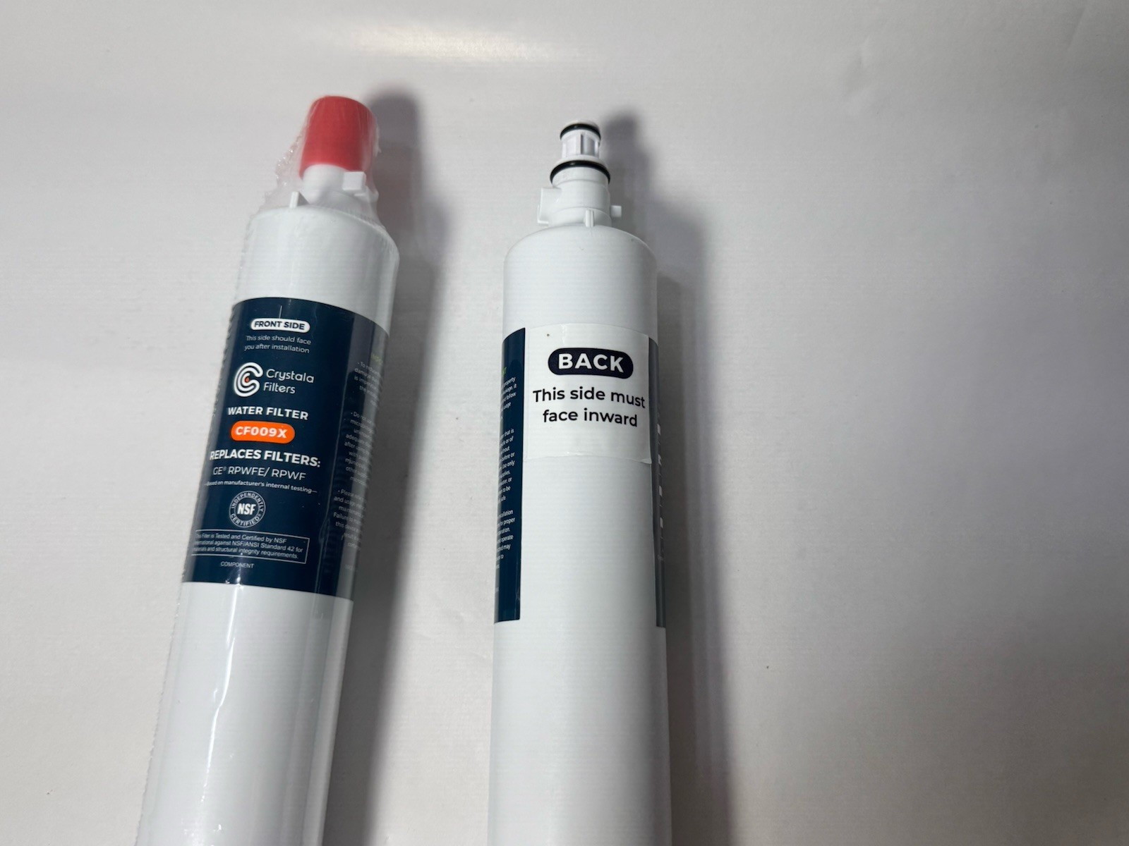 Crystala Filters Replacement for GE® RPWFE, RPWF (with CHIP) Water Filter