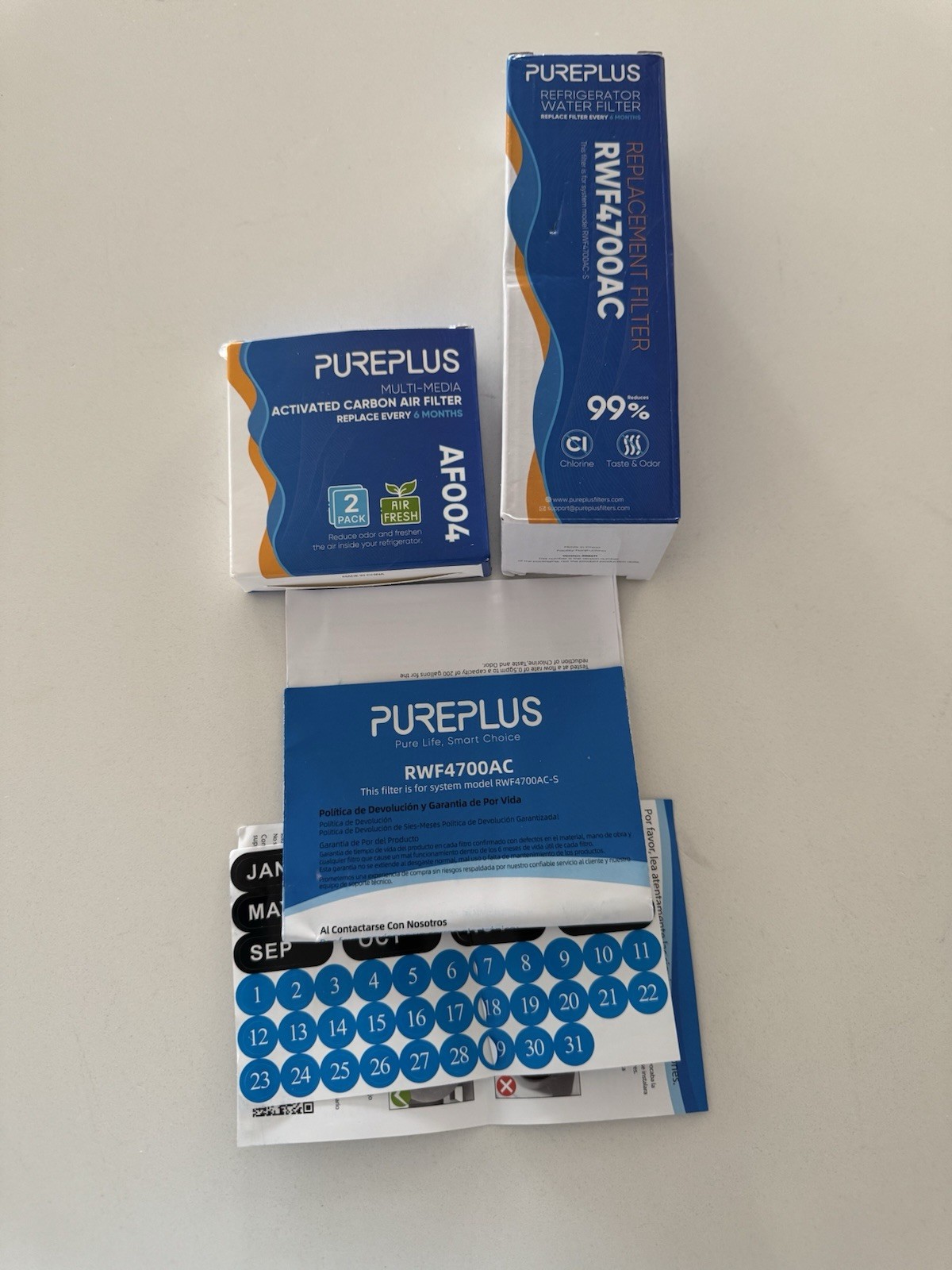 PUREPLUS ADQ747935 Replacement for LG LT1000P LT1000 4700AC & Air Filter, 1Pack