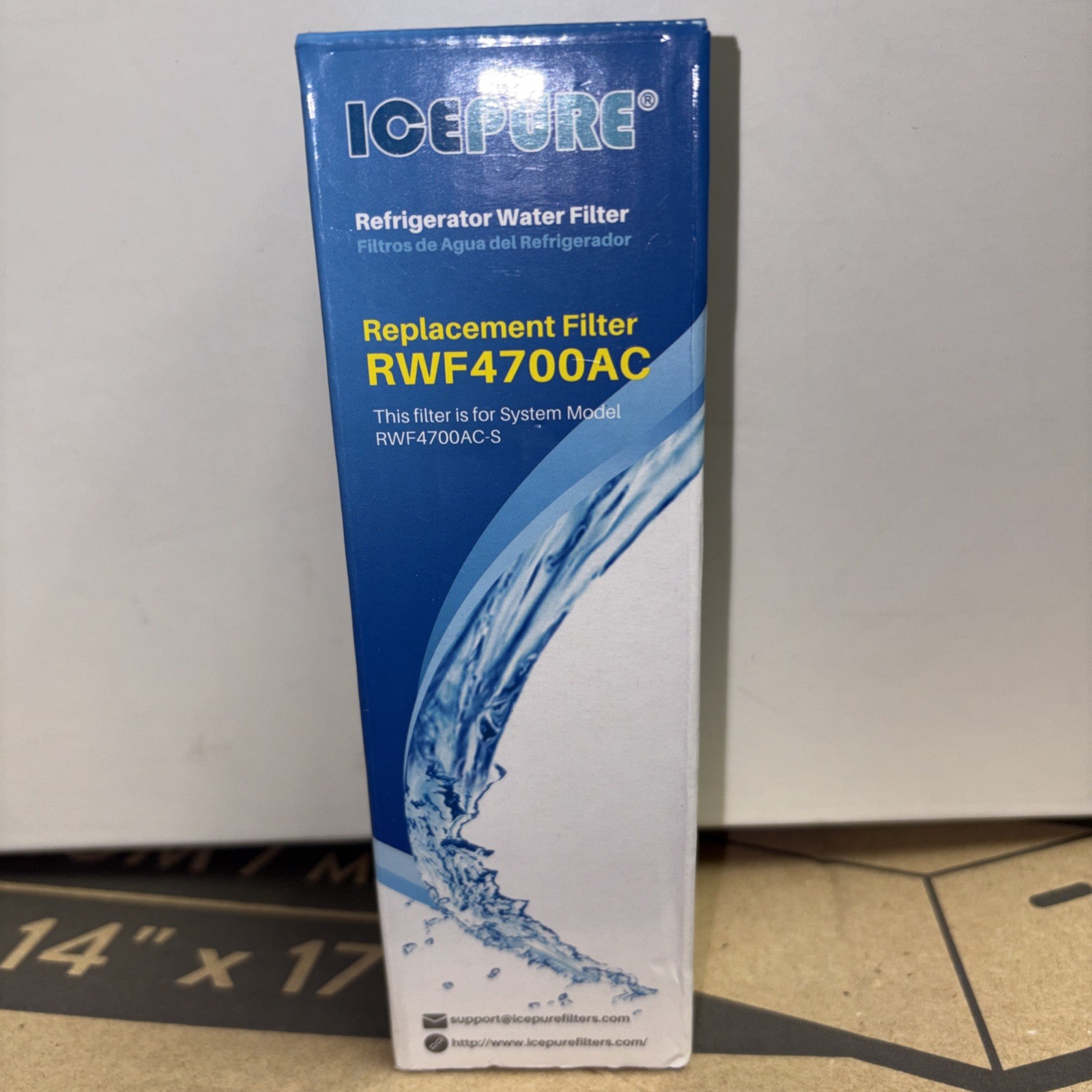 ICEPURE RWF4700AC Replacement Refrigerator Water Filter For LG/Kenmore/Sears