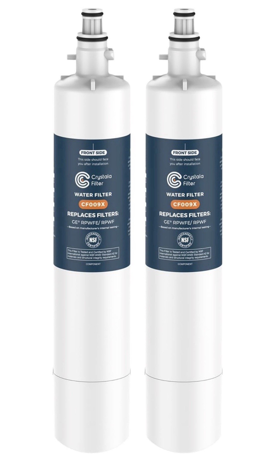 Crystala Filters Replacement for GE® RPWFE, RPWF (with CHIP) Water Filter