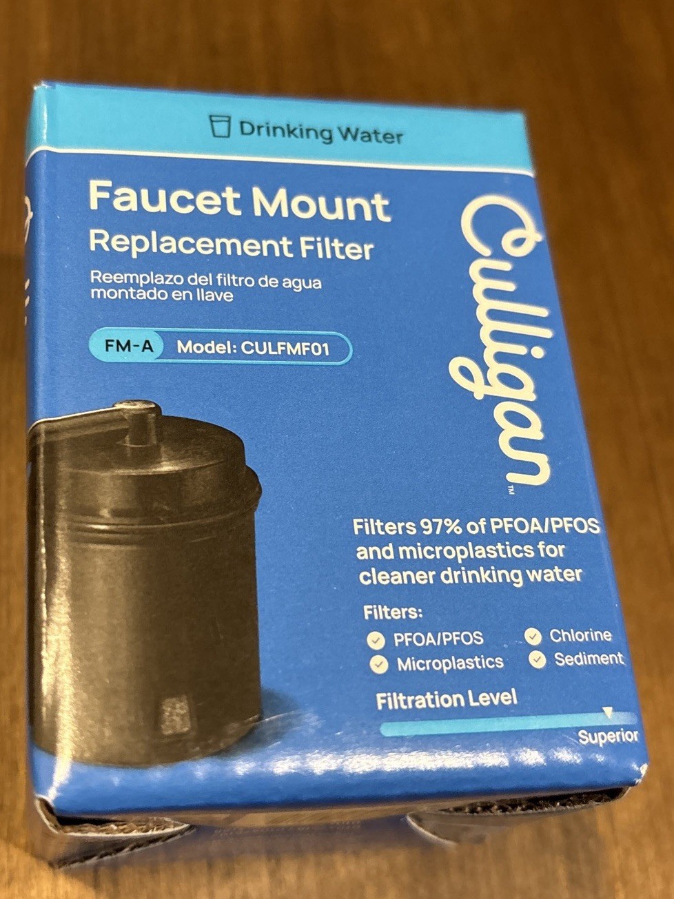 Culligan Faucet Mount Replacement Filter. Model CULFMF01. Filtration: Superior