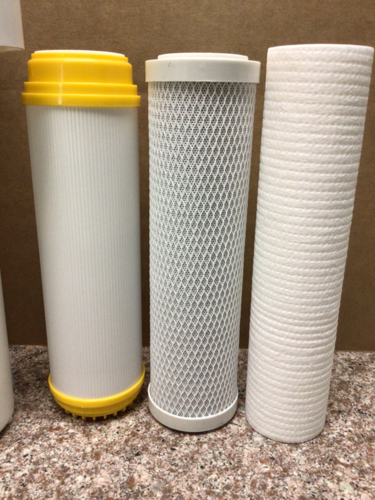 Ice Machine Water Filter Kit Sediment, Carbon, & Resin 3/8 Waterline & Fittings