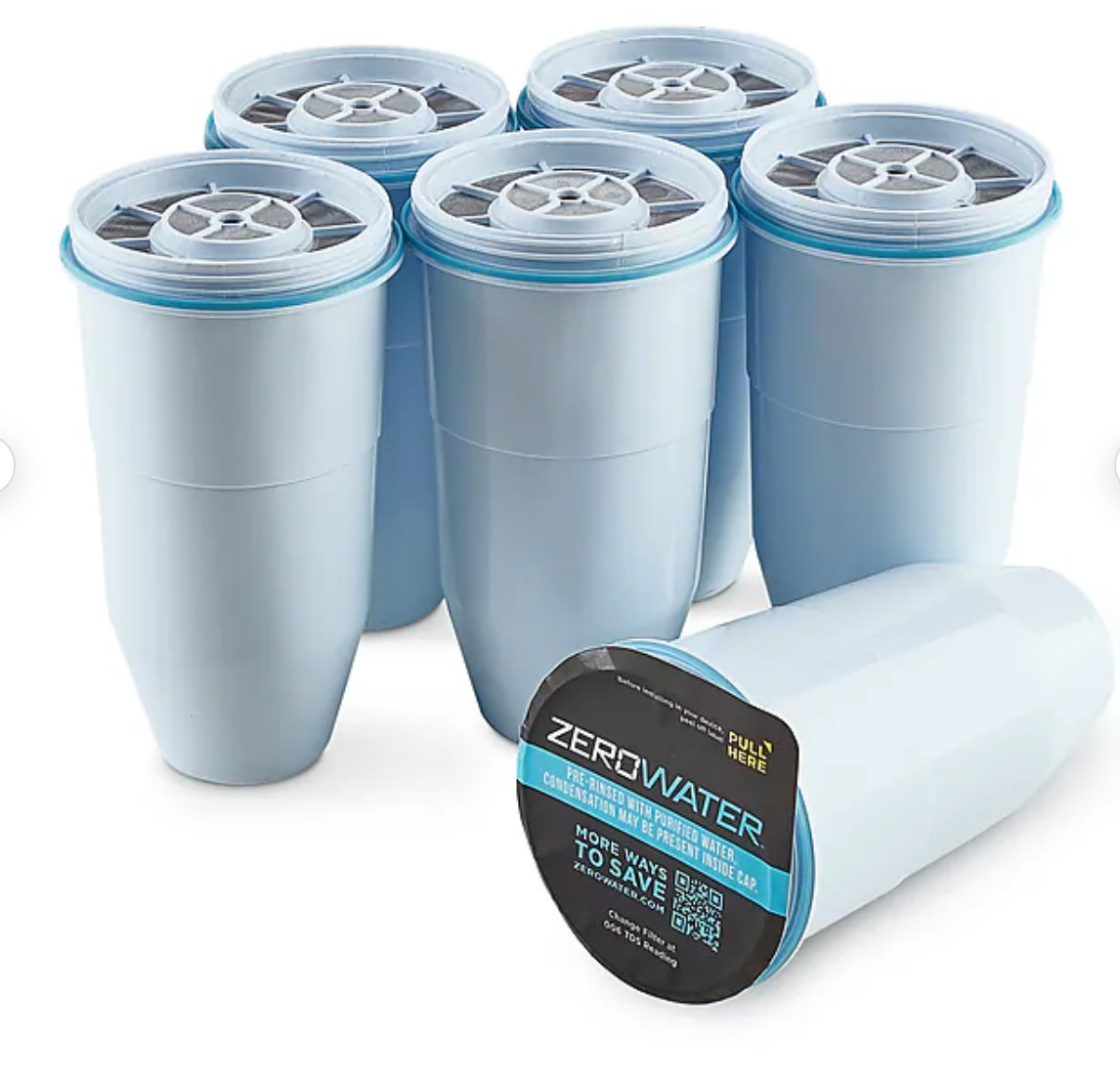 ZeroWater ZR-600 BPA-Free Replacement Filters – 6 Pack