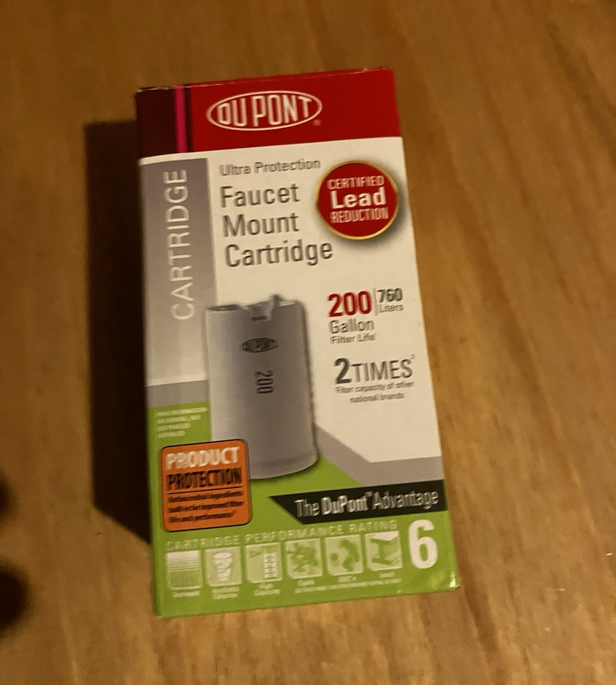 DuPont WFFMC300 Faucet Mount Cartridge 200 gal Lead Reduction Carbon Filter