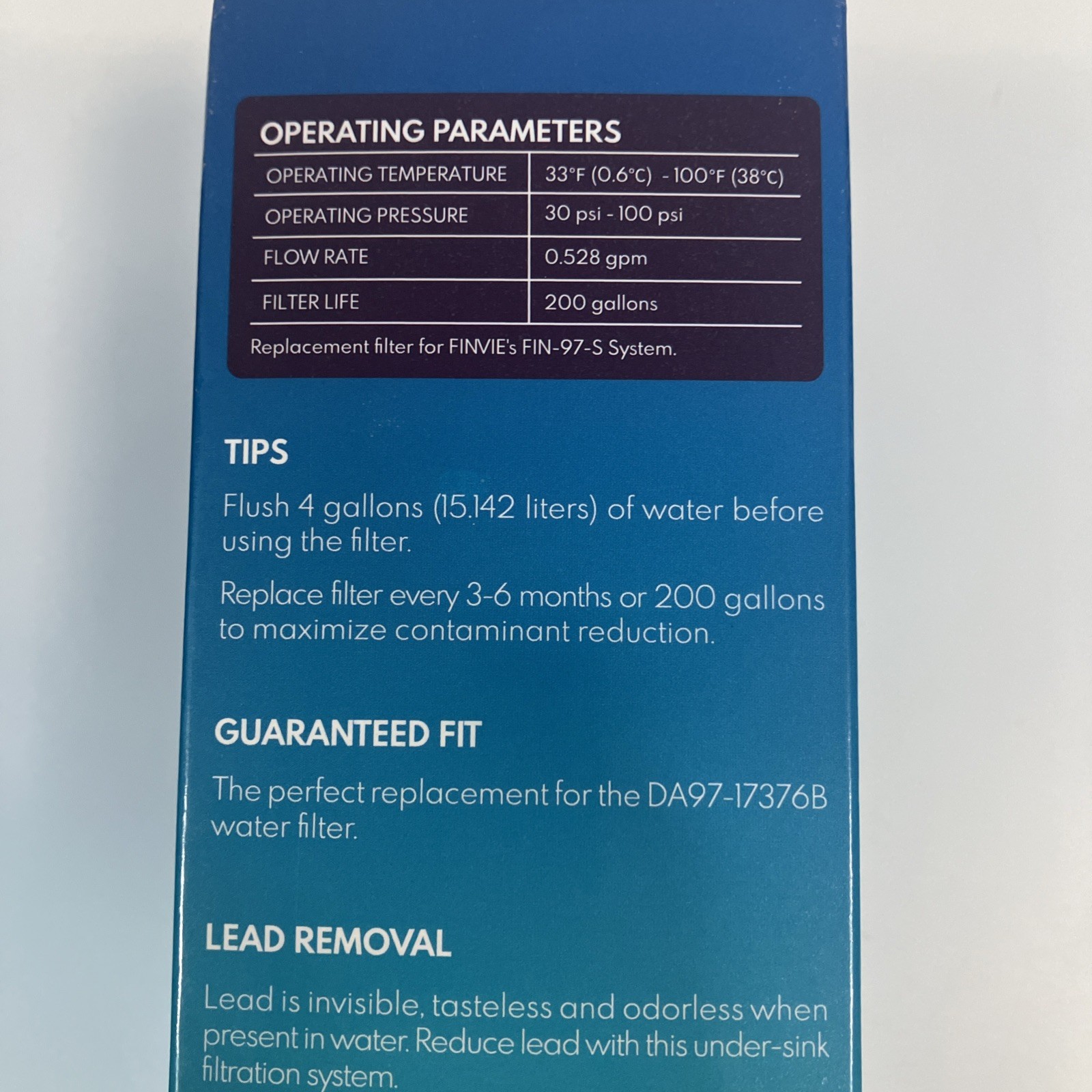LV-DA97 Leave Water Filter fits DA97-17376B HAF-QIN/EXP 3 Pack NEW