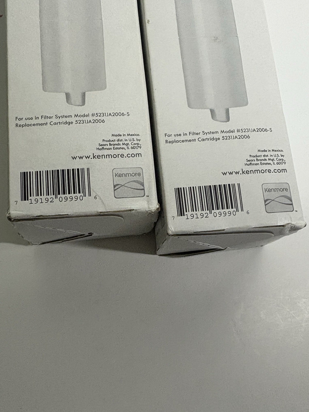 New (2) Kenmore Clear Premium Refrigerator Filters 46-9990 Kenmoreclear