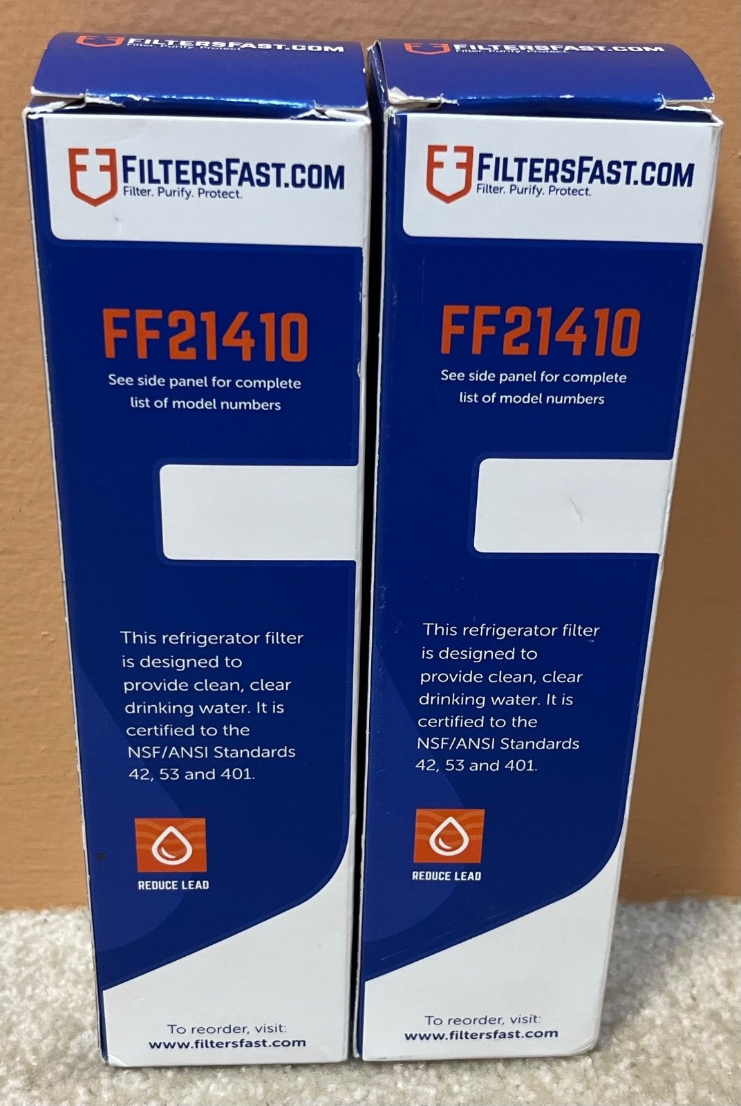 2 NEW FiltersFast FF21410 Replacement Water Filter LG LT700P SEARS KENMORE 9690