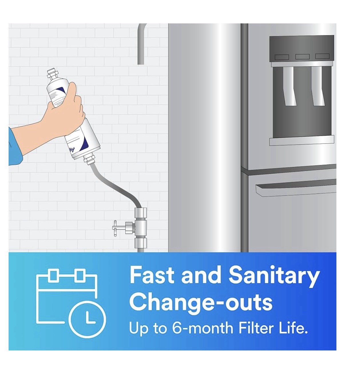 Aqua-Pure AP717 In-Line Water Filter, Chlorine, Sediment Removal, 1,500 gal