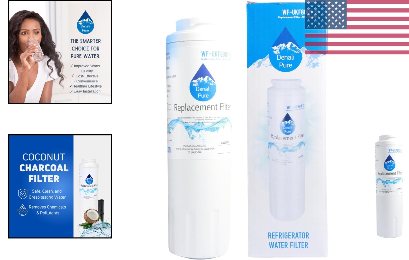 Carbon Fiber Refrigerator Water Filter – Compatible with Maytag Fridge