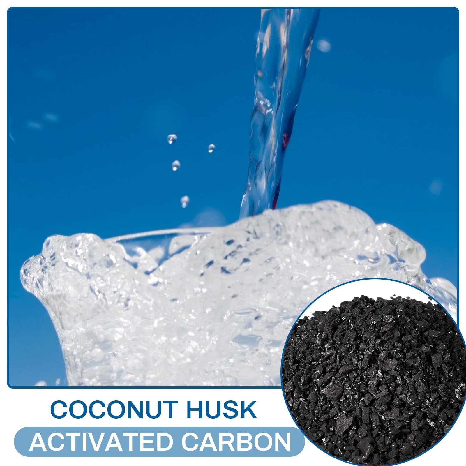 Bulk Water Air Filter Activated Charcoal Coconut Hull Granular Activated Carb…
