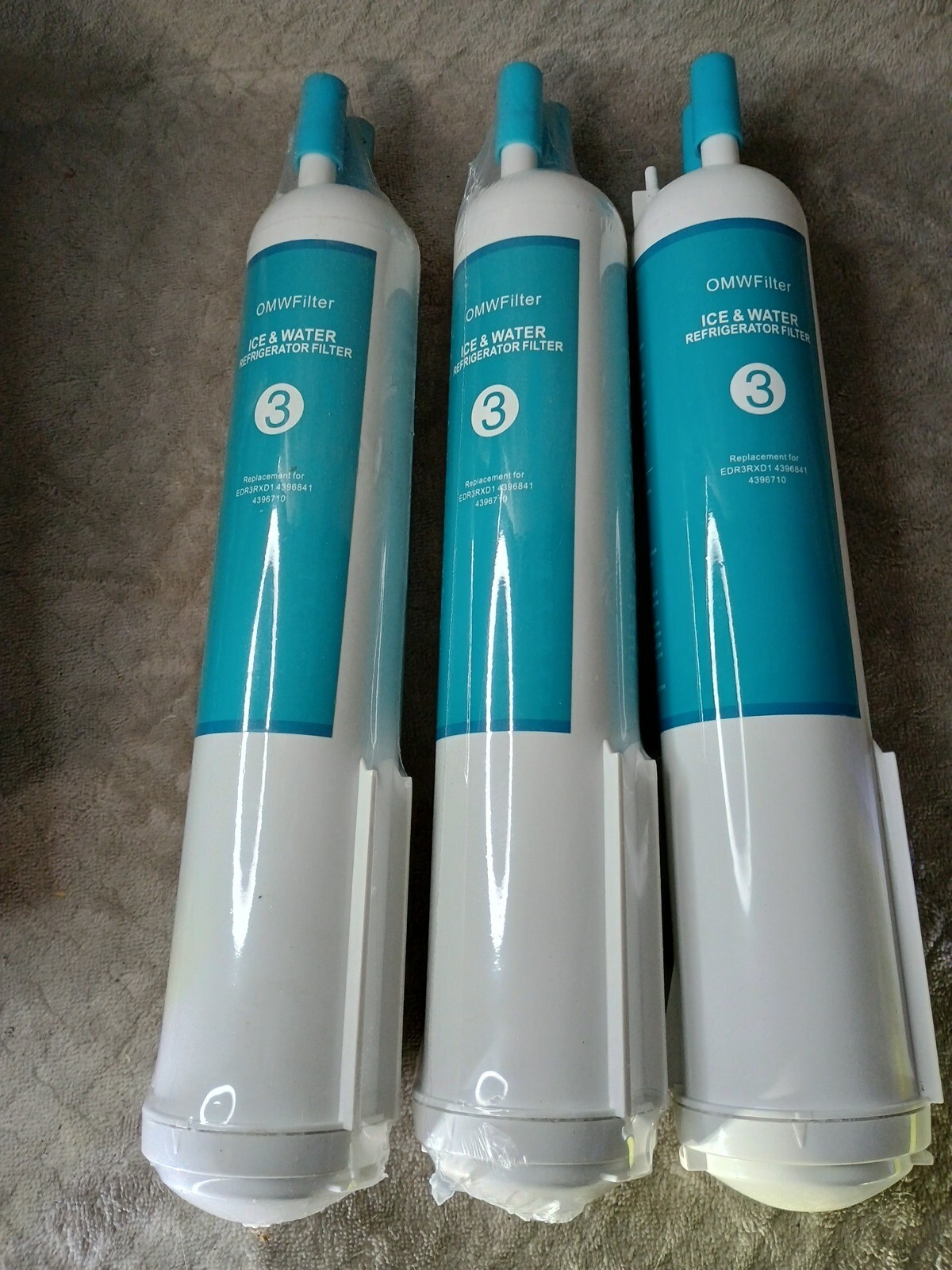 OMWFilter Ice & Water Refrigerator Filter #3 ΕDR3RXD1 4396841 4396710