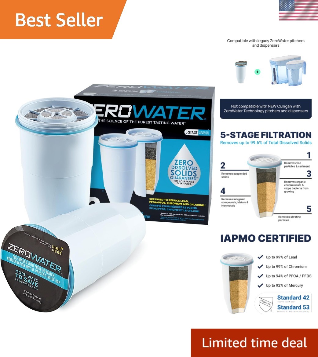 Official Replacement Filter – 5-Stage 0 Tds Filter Replacement – System Iapmo…