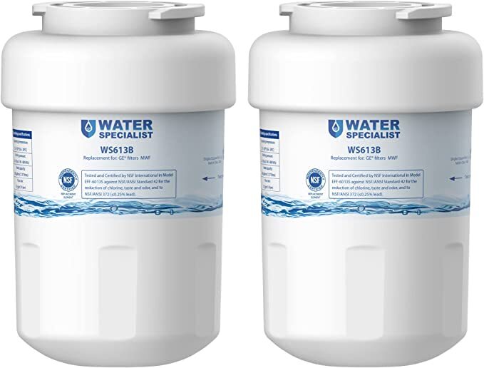 Waterspecialist Refrigerator Water Filter Replacement for GE® MWFP, MWFA,GWF(2)