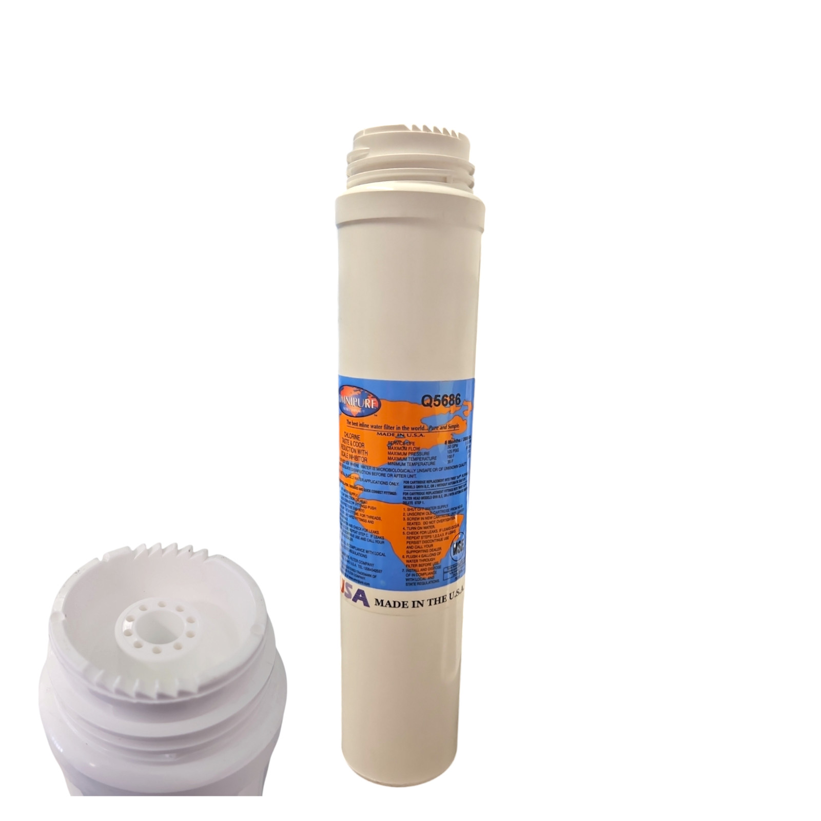 Omnipure Q5686 Granular Carbon Filter with Phosphate for Scale Inhibitor2.5″ x12