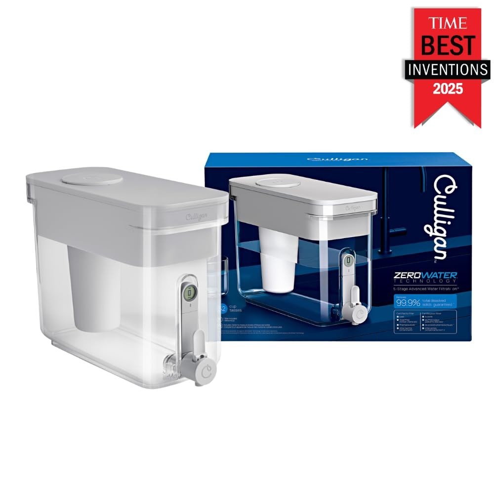 ZeroWater 32-Cup Water Filter Dispenser – 5-Stage Technology]