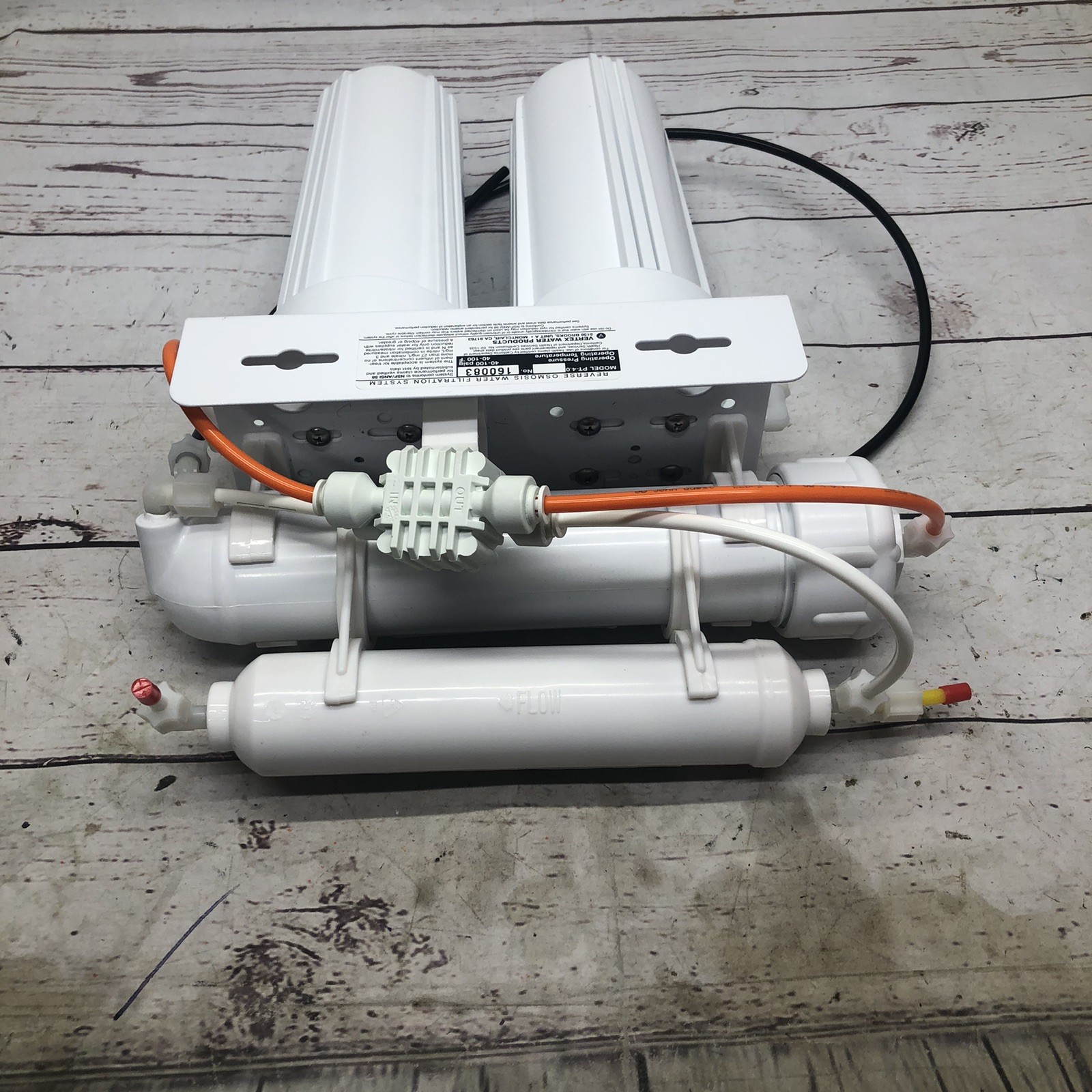 VERTEX PT 4.0 4 Stage Reverse Osmosis Water Filter System NEW